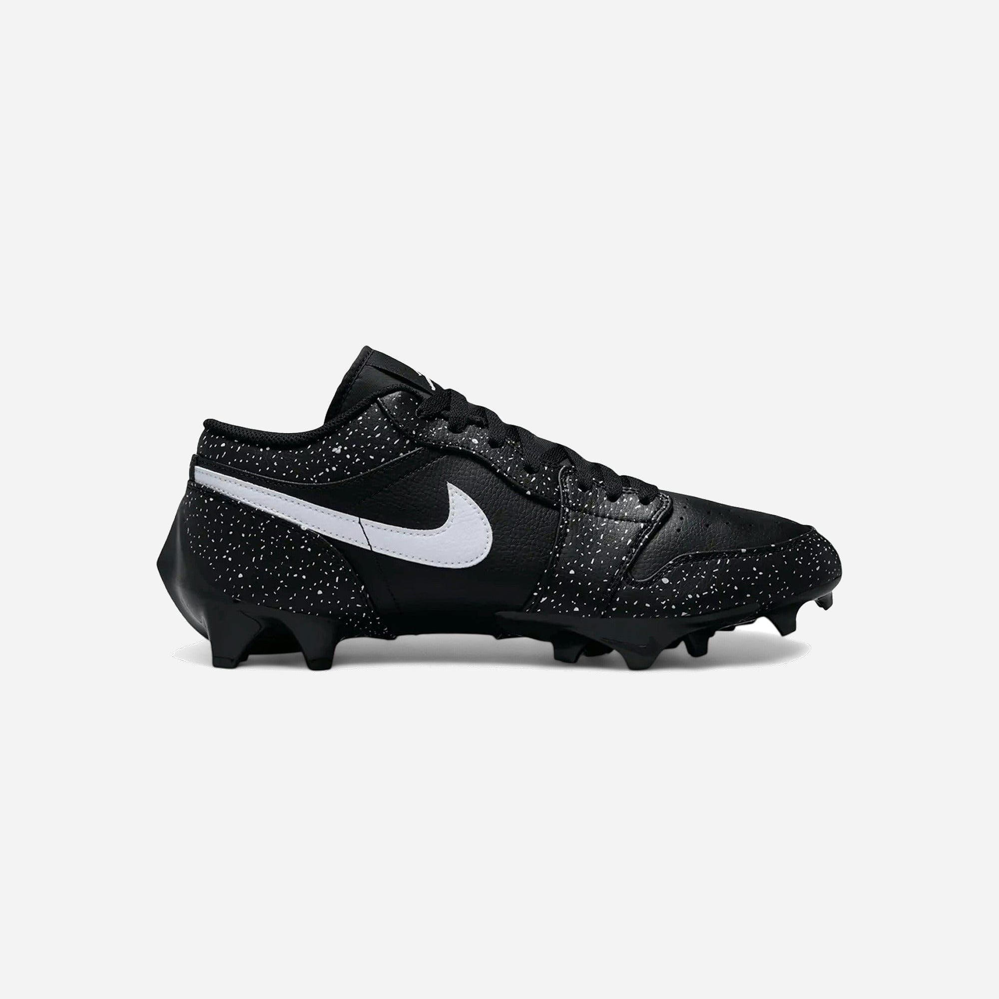 Nike Air Jordan 1 Low TD Cleat Black White Splatter