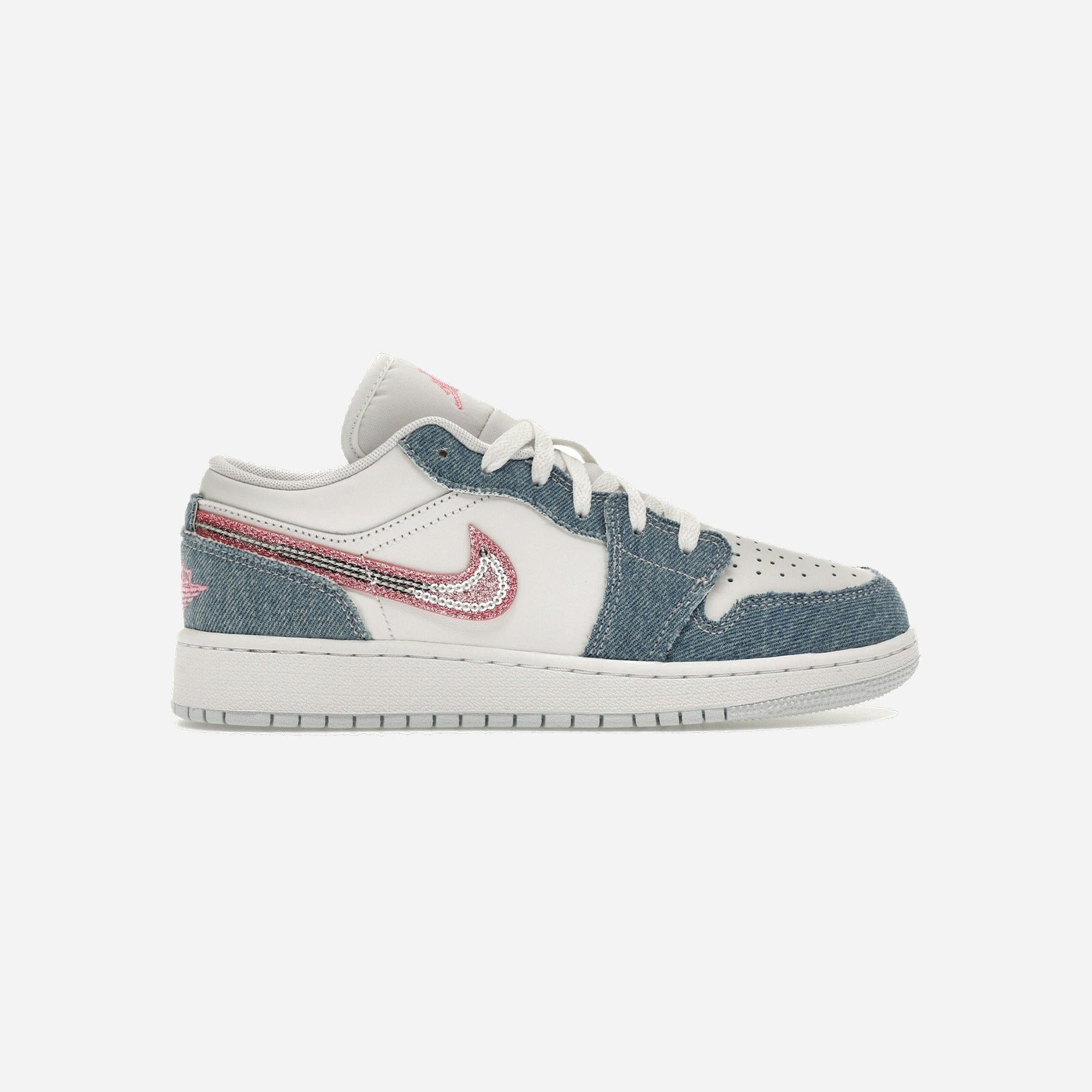 Nike Air Jordan 1 Low SE Denim Sequin GS