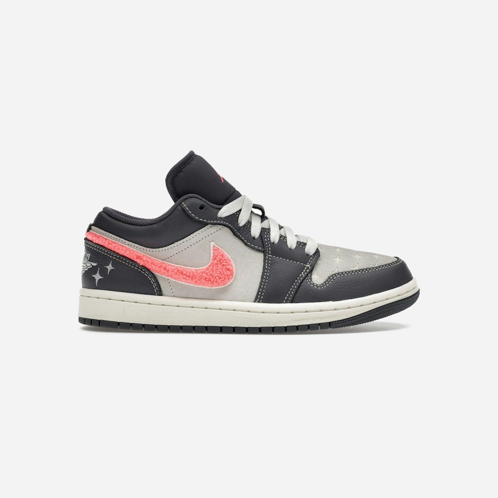 Nike Air Jordan 1 Low Light Graphite Hot Punch WMNS