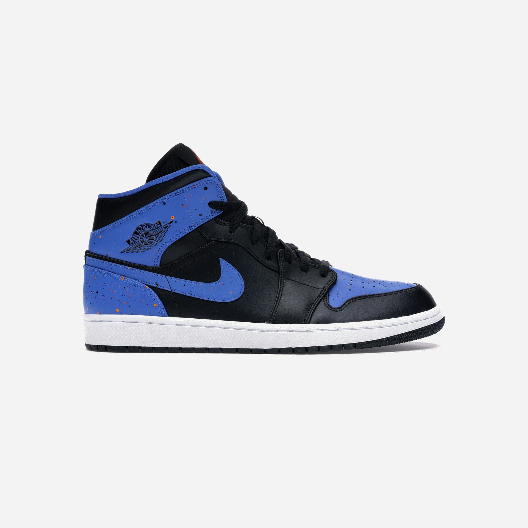 Nike Air Jordan 1 Mid Royal Paint Splatter