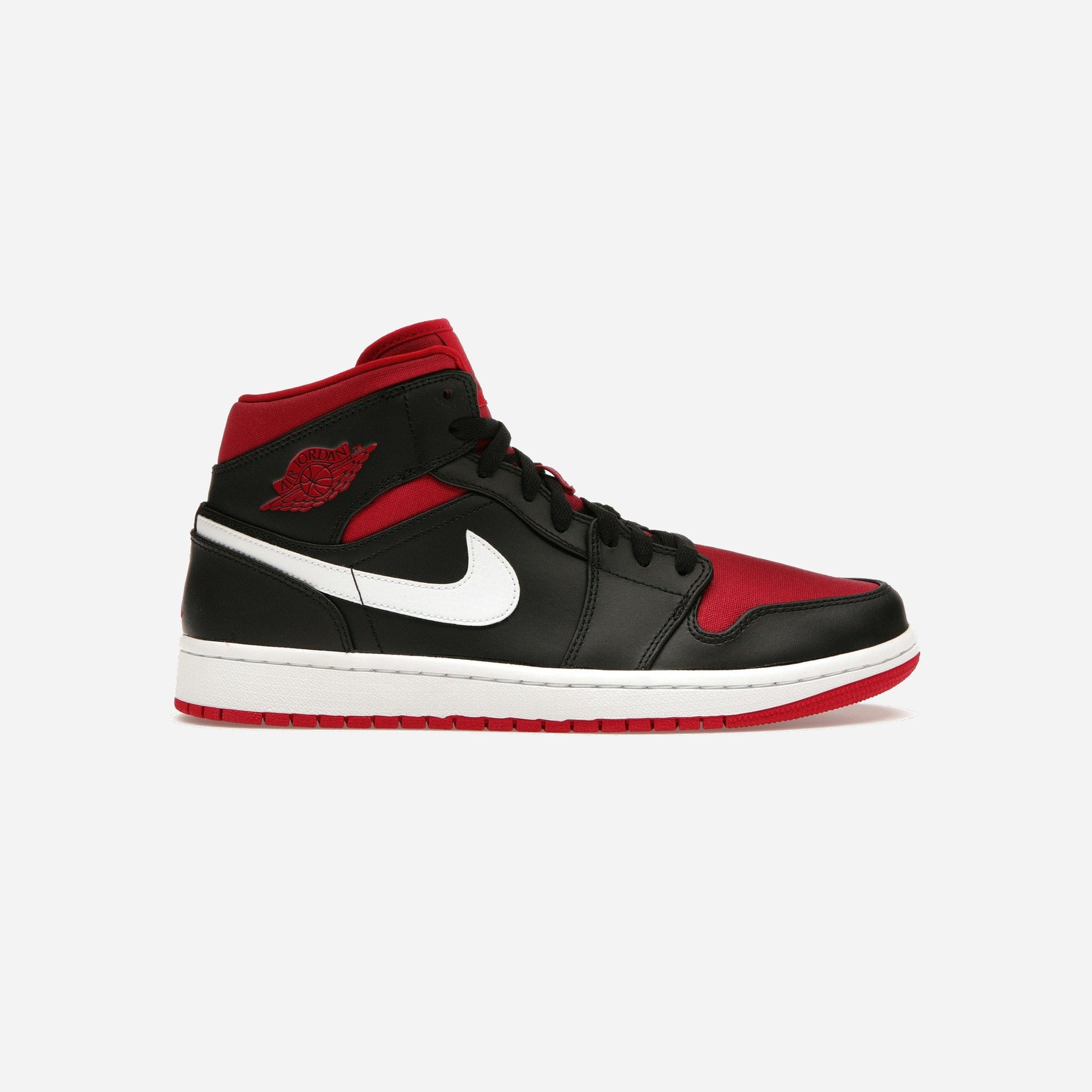 Nike Air Jordan 1 Mid Black Gym Red White