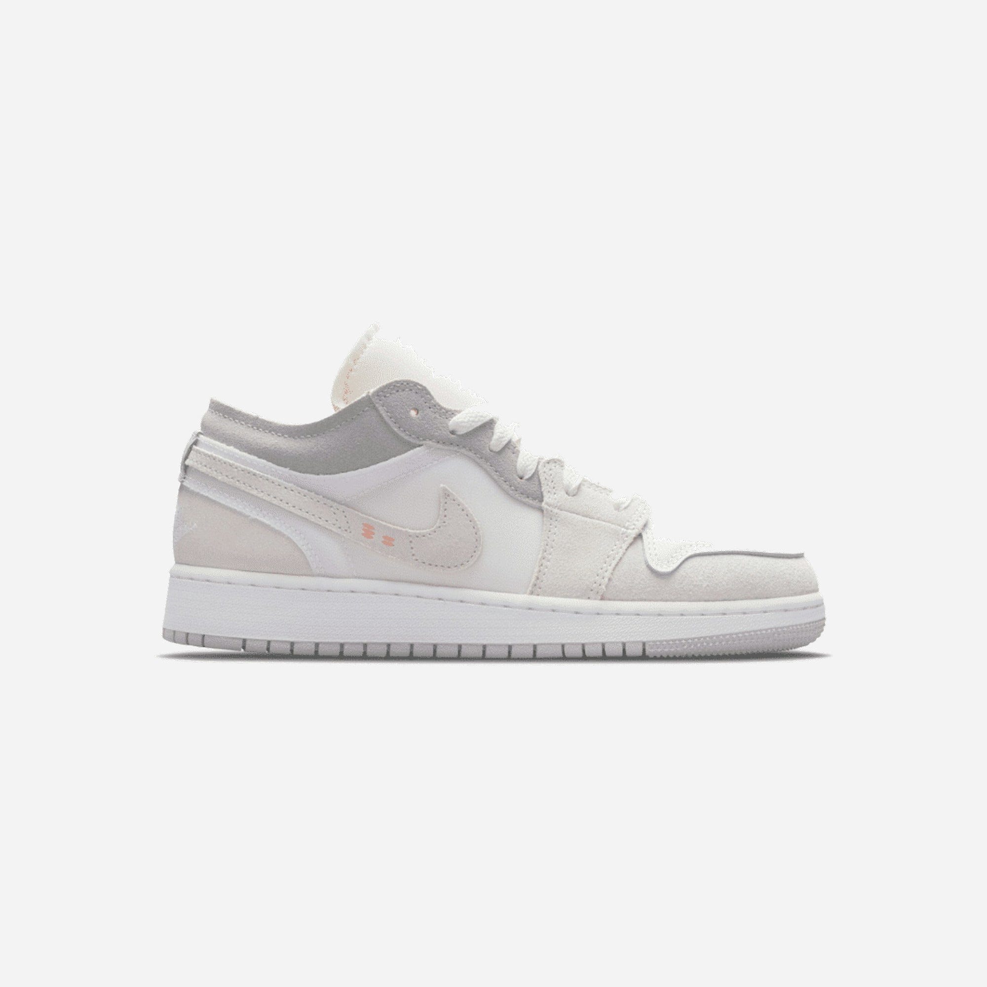 Nike Air Jordan 1 Low Inside Out Cream White Light Grey GS