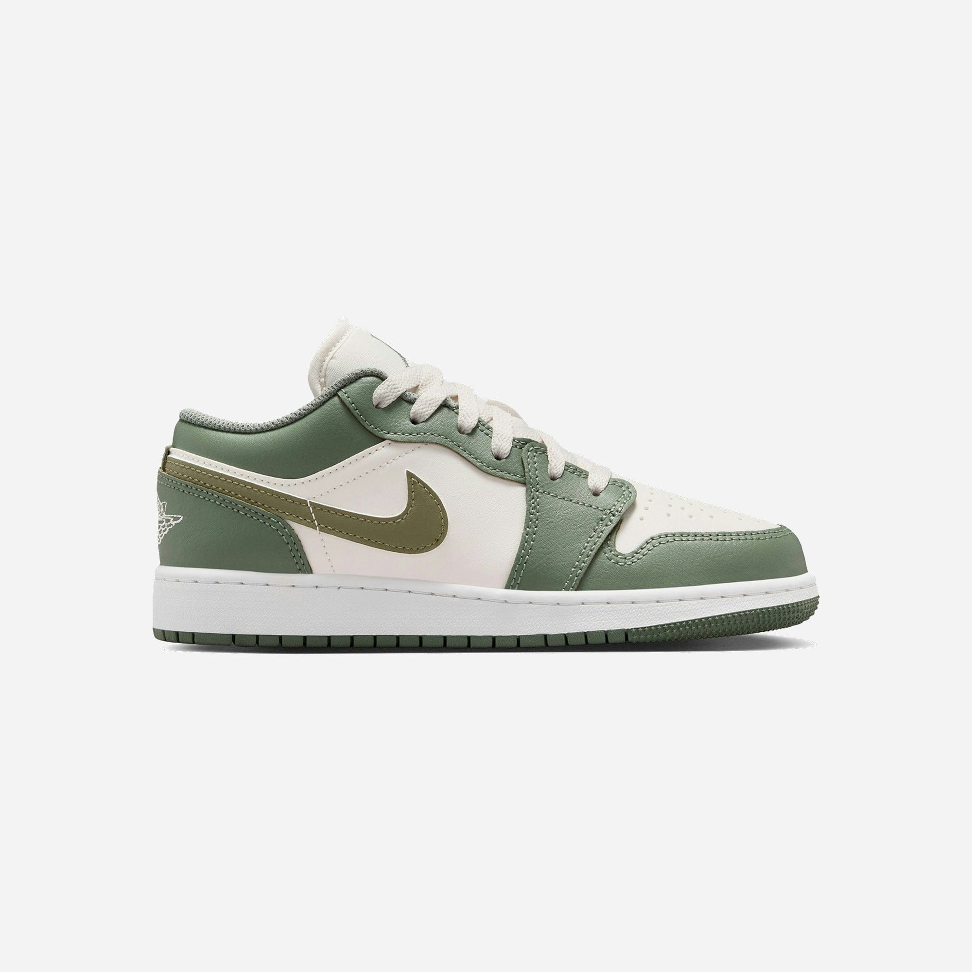 Nike Air Jordan 1 Low Vintage Lichen White Medium Olive GS