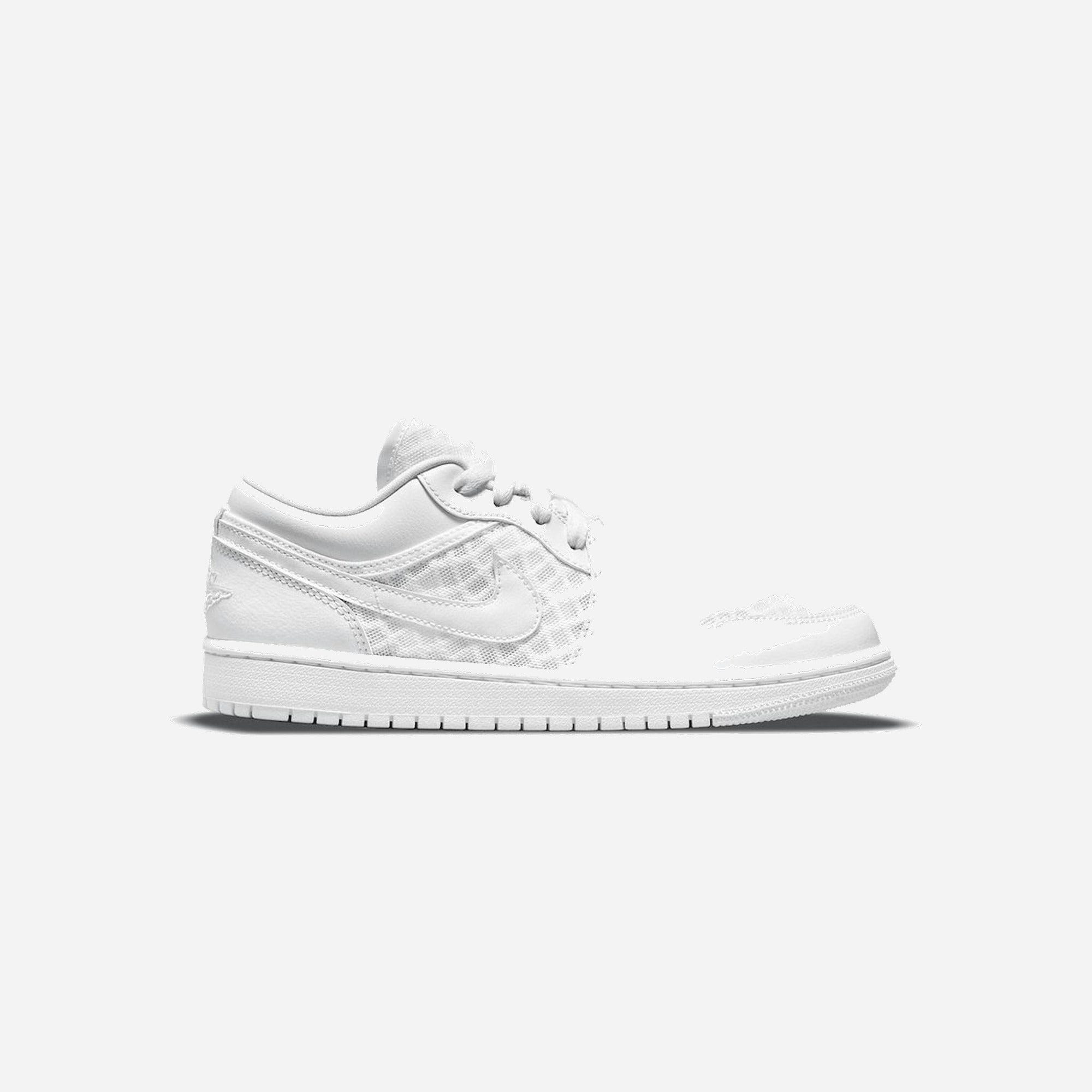 Nike Air Jordan 1 Retro Low Breathe Triple White WMNS