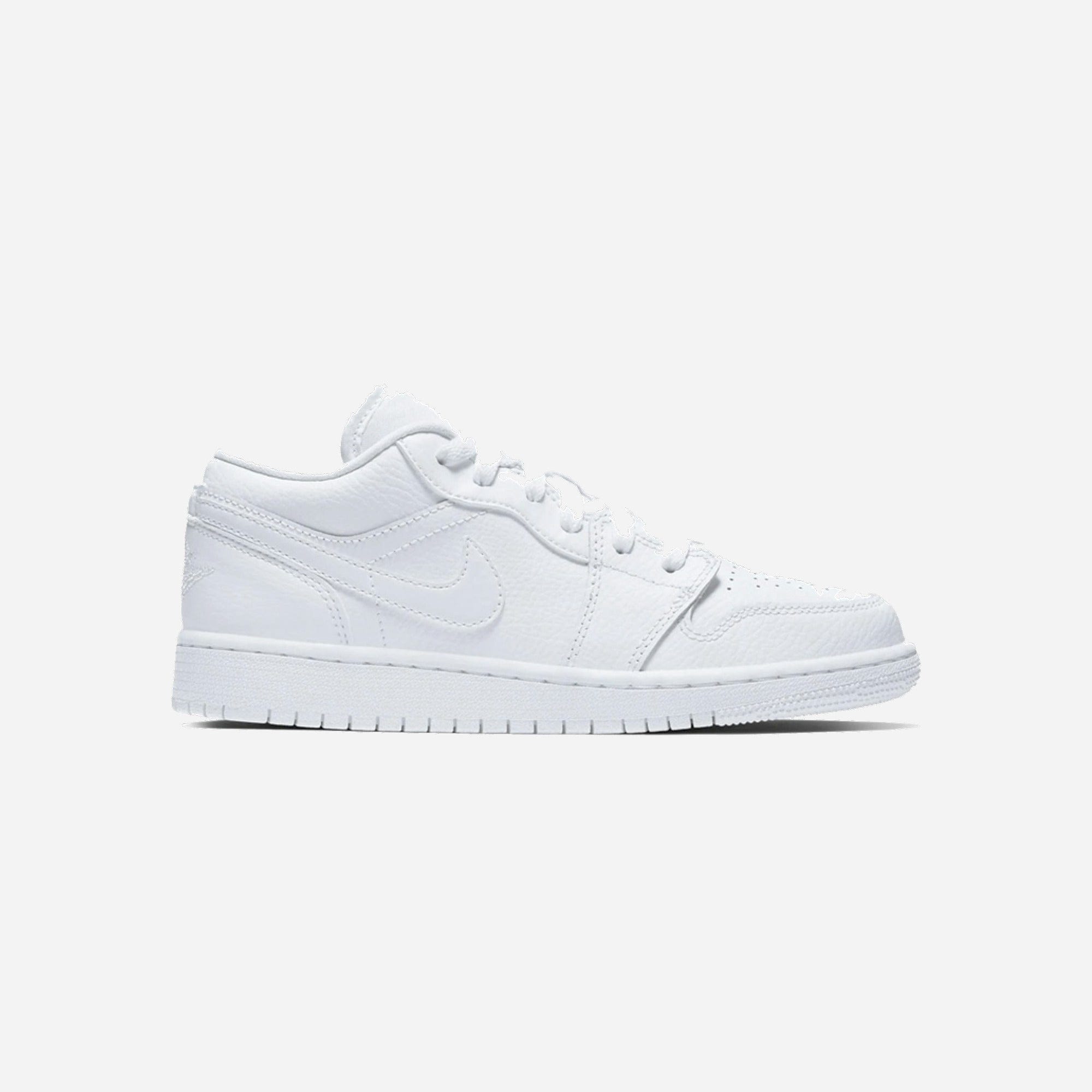 Nike Air Jordan 1 Low Triple White Logo GS