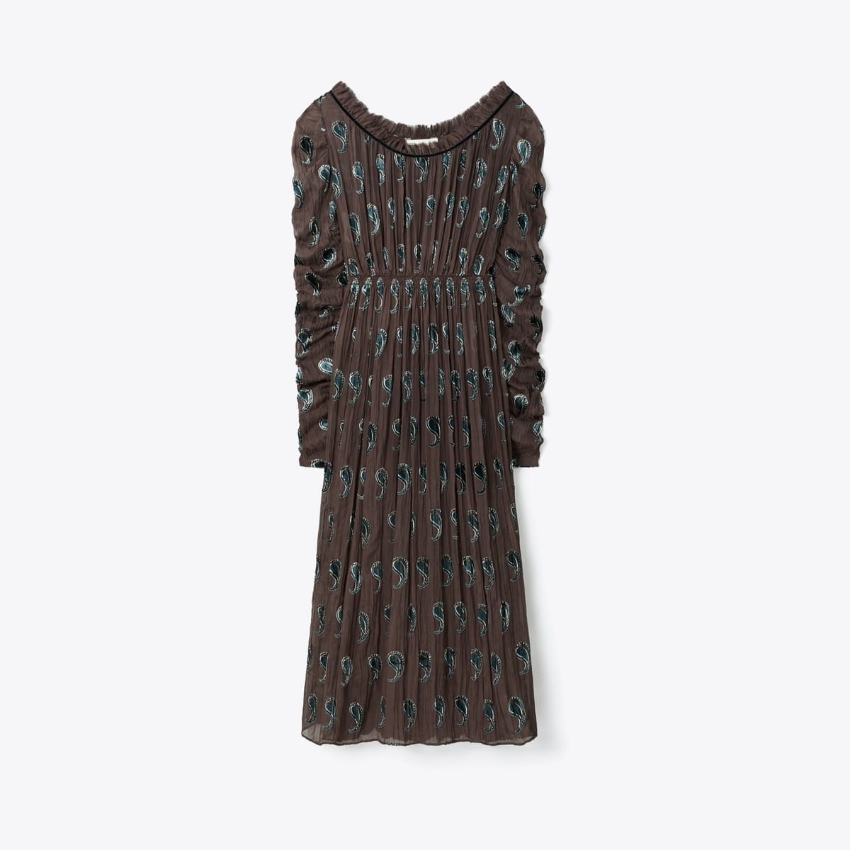 Ruched Velvet Dress