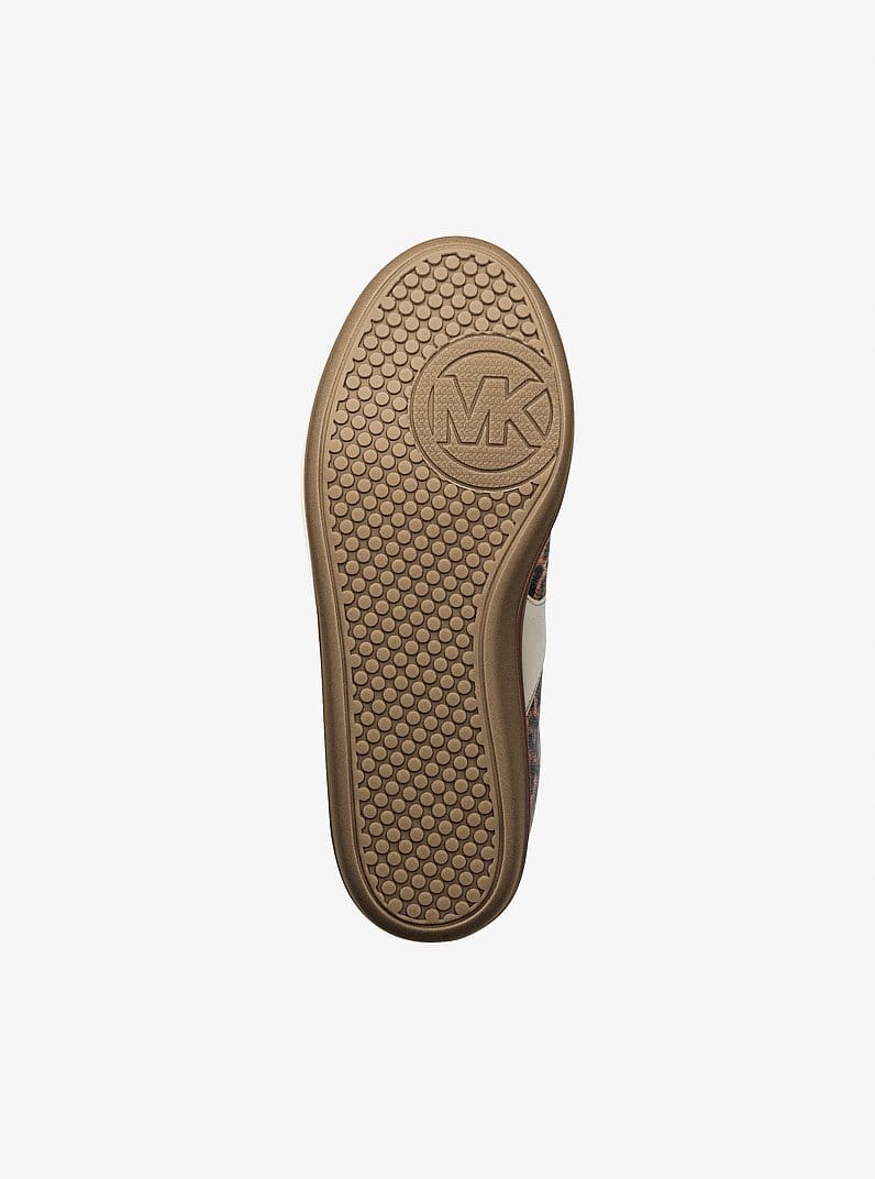Sammy Leopard Print Calf Hair Sneaker