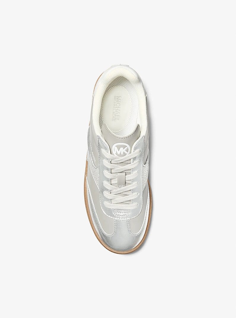 Sammy Embellished Metallic Sneaker