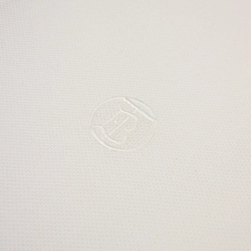 Burberry Icon Stripe Collar Polo White