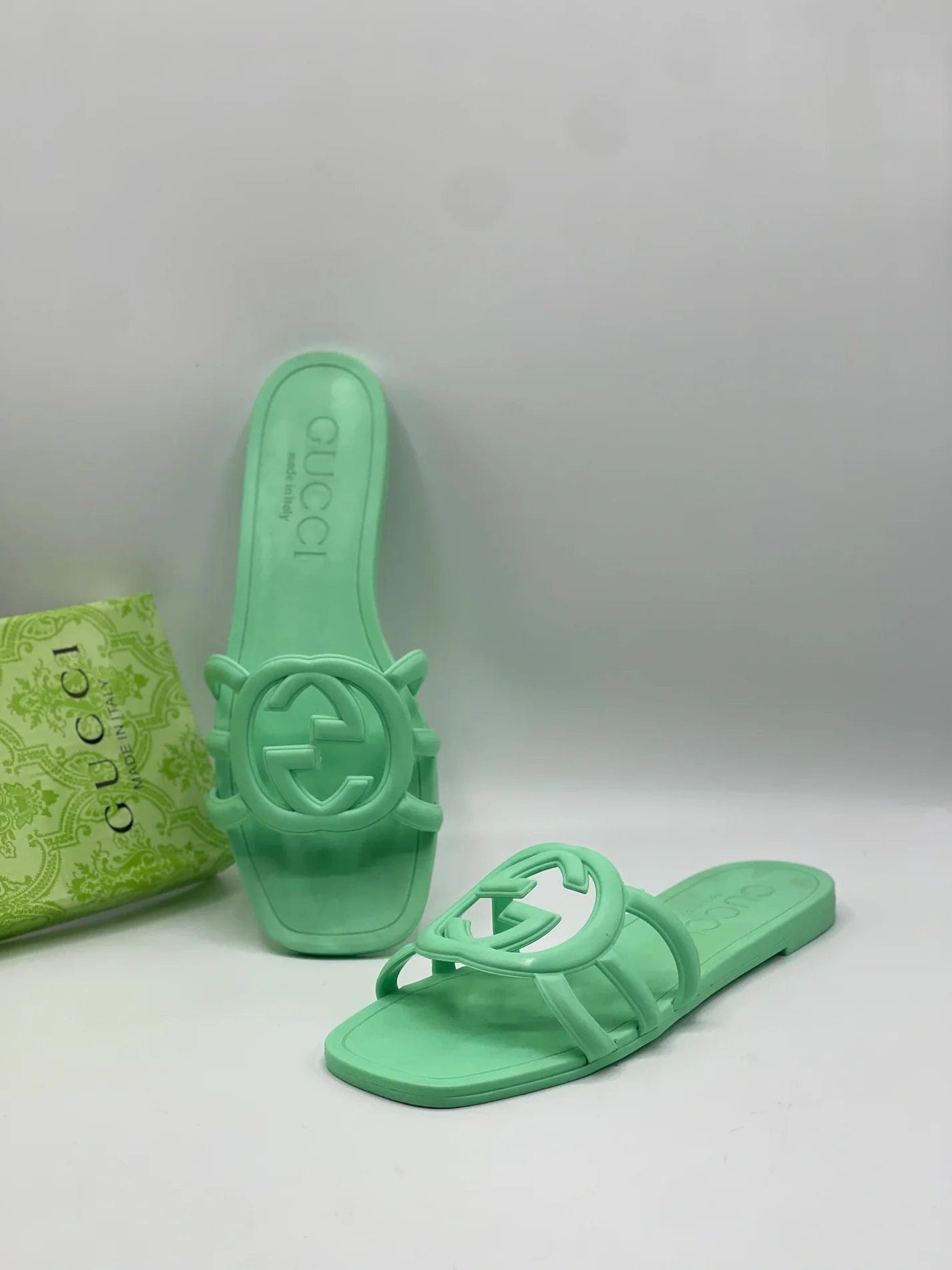 GG slippers Mint Green