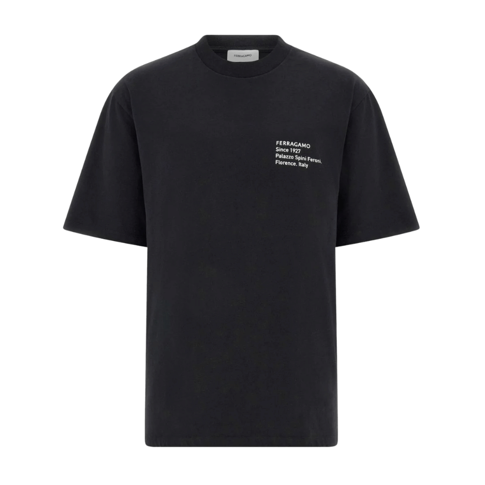 Ferragamo Printed Cotton T-Shirt
