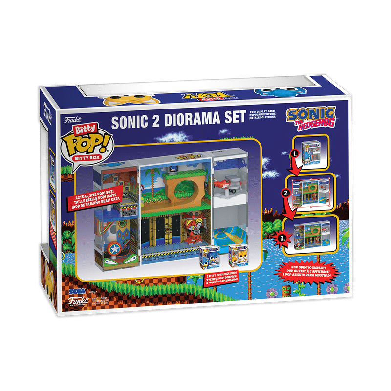 Bitty Pop! Bitty Box Sonic 2 Diorama Set