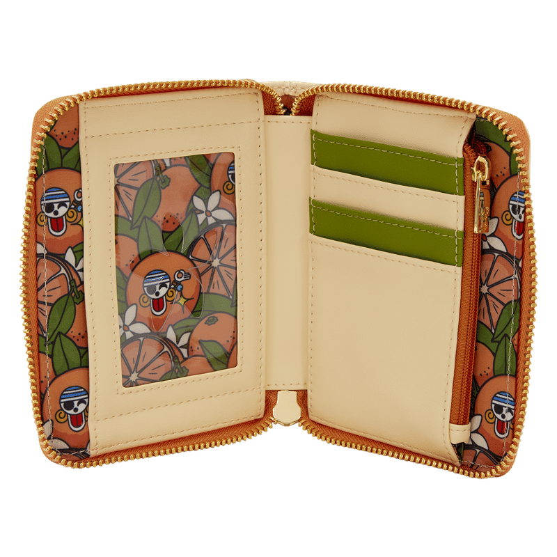 One Piece Exclusive Nami & Tangerines Zip Around Wallet