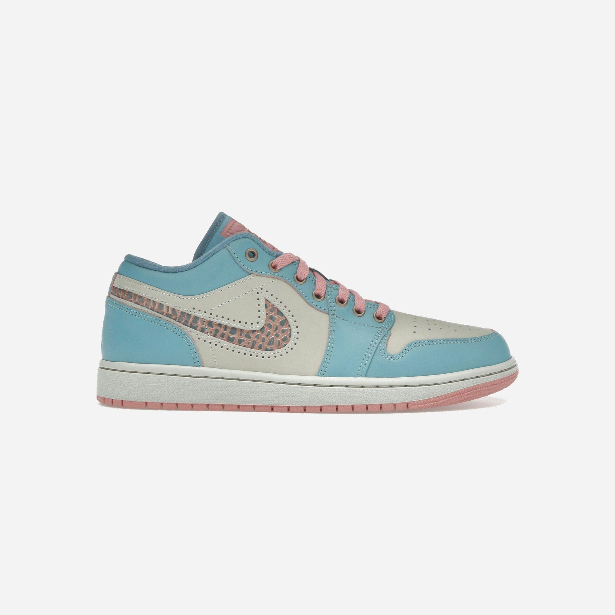Nike Air Jordan 1 Low Se (Ddm) Denim Turq/Smokey Blue/Red Stardust