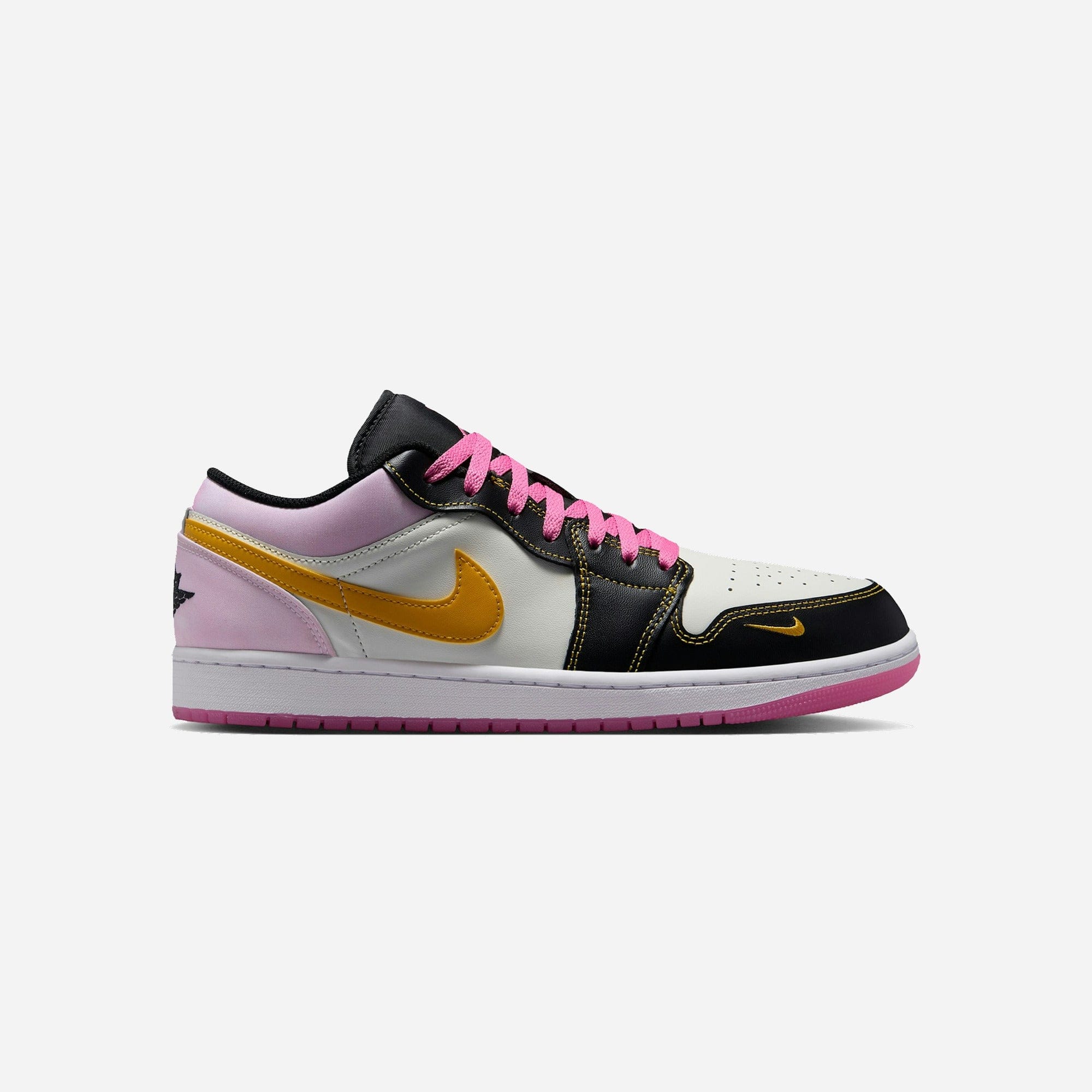 Nike Air Jordan 1 Low SE Black University Gold Pinksicle GS