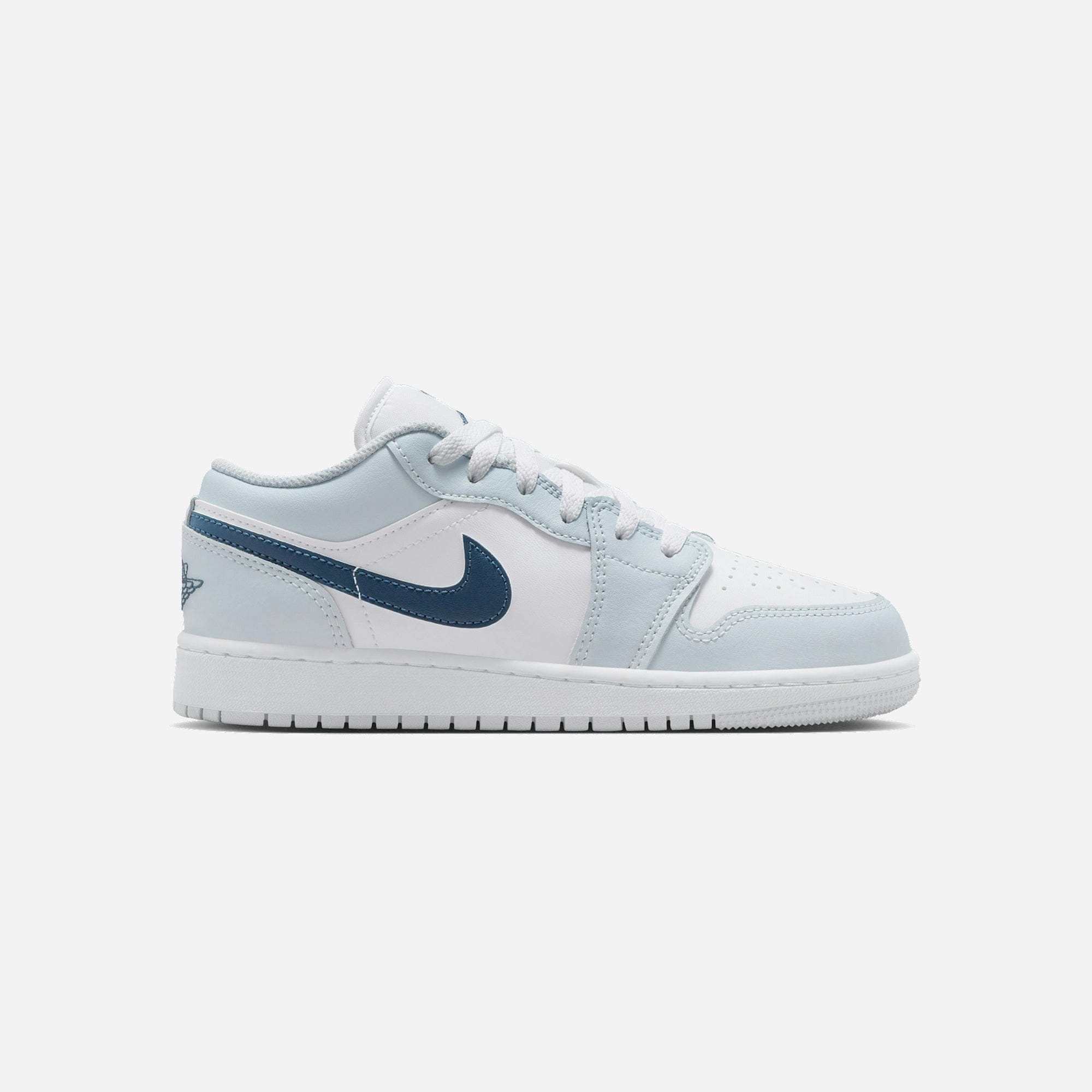 Nike Air Jordan 1 Low White Aura Squadron Blue GS