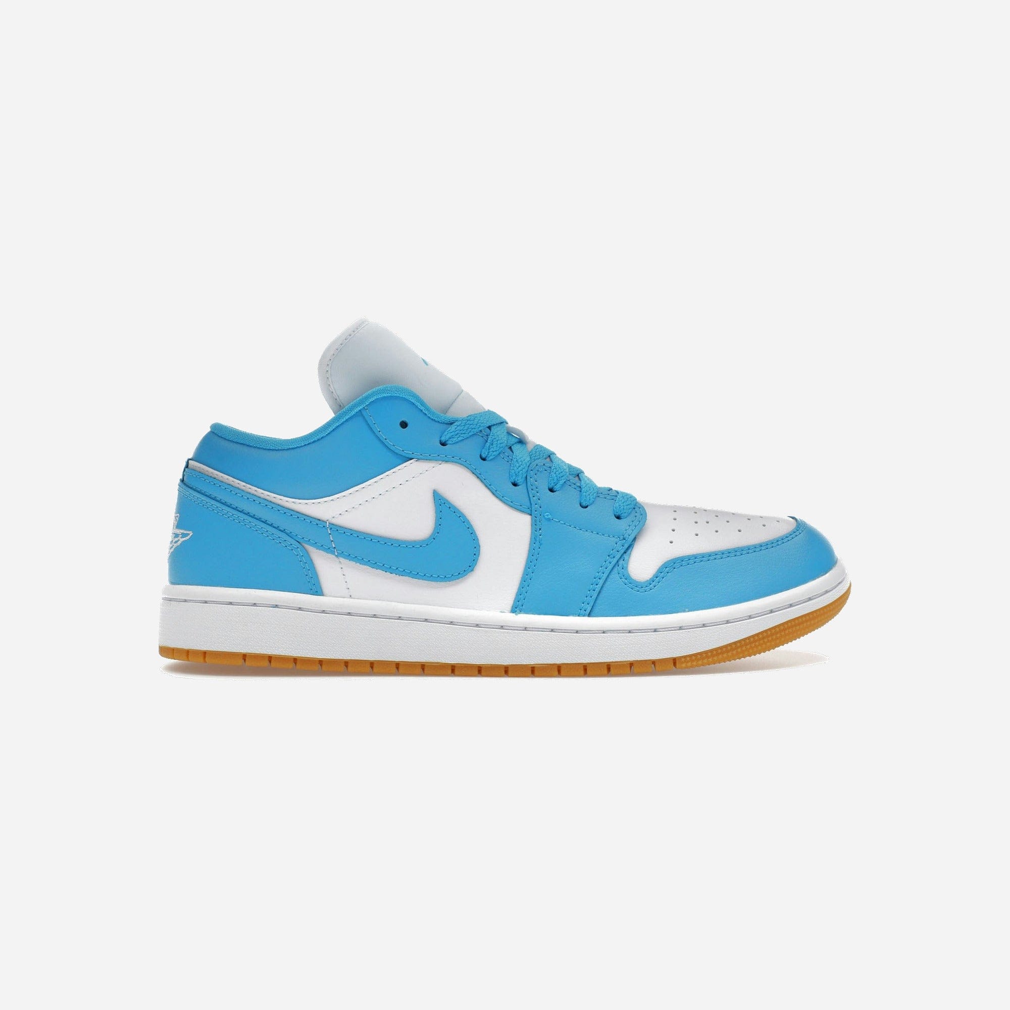 Nike Air Jordan 1 Low White Gum Light Brown Dark Powder Blue WMNS