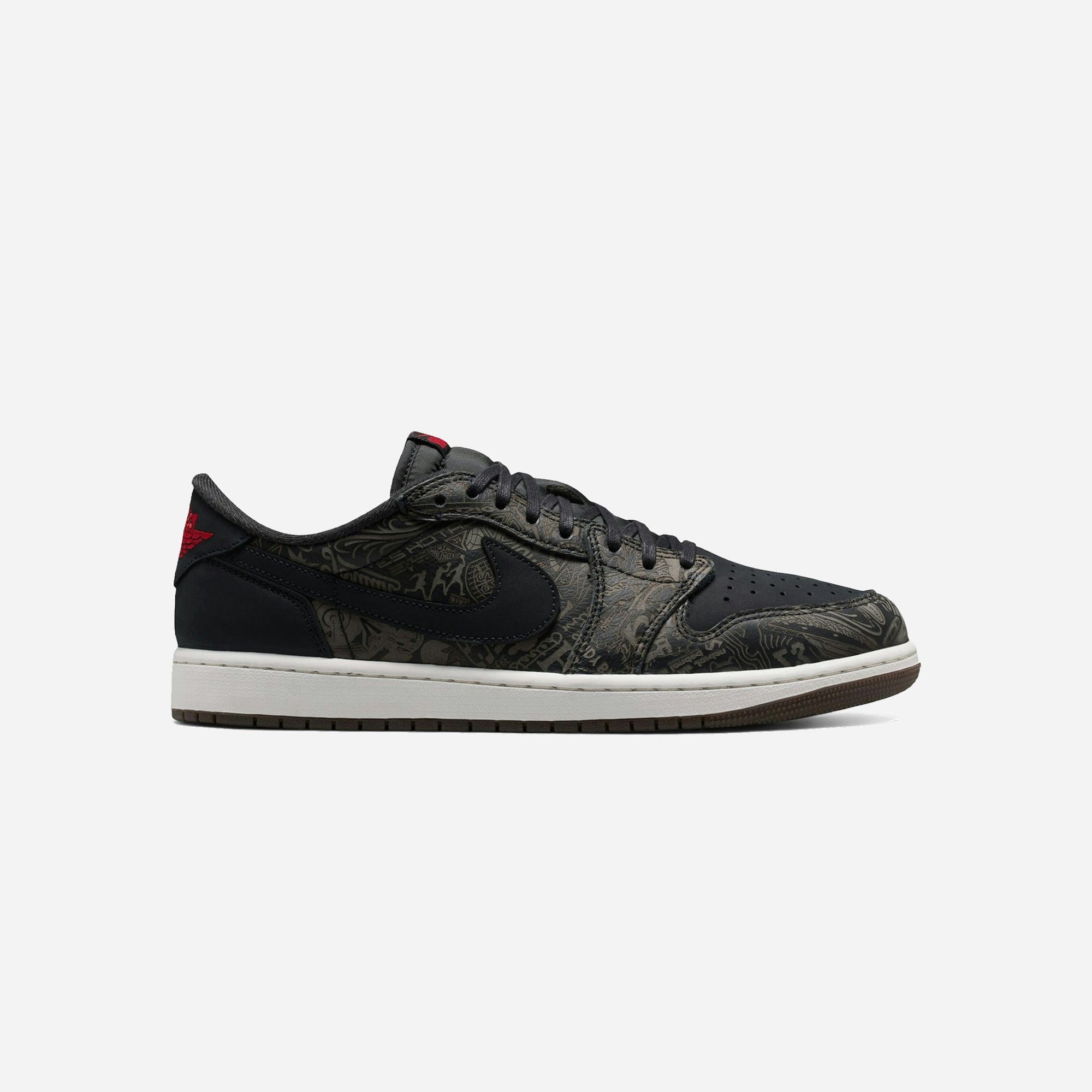 Nike Air Jordan 1 Retro Low OG Laser Black University Red