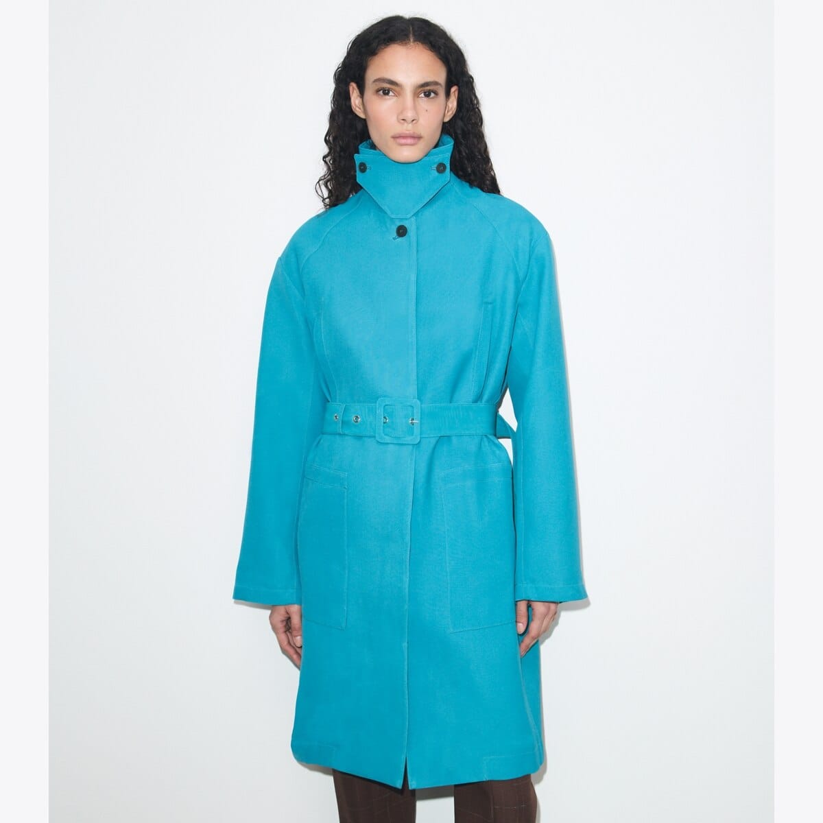 Waxed Canvas Trench Coat