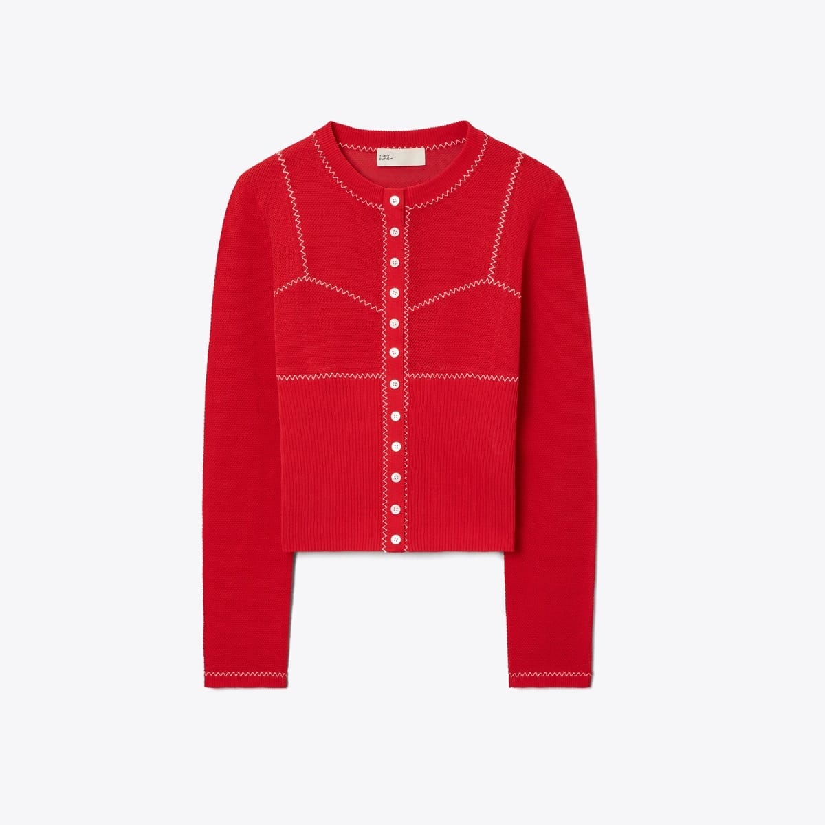 Cotton And Nylon Mesh Cardigan
