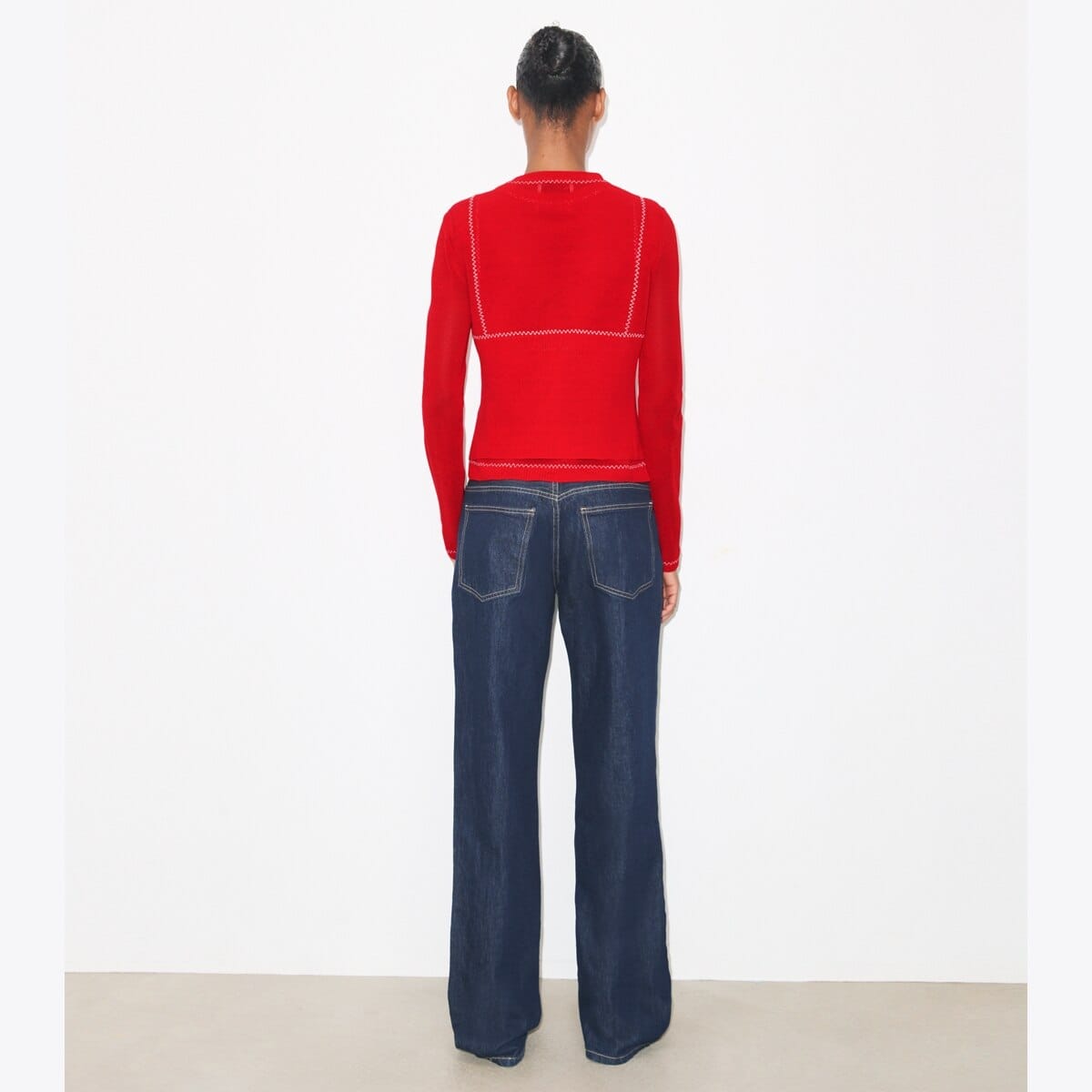 Cotton And Nylon Mesh Cardigan