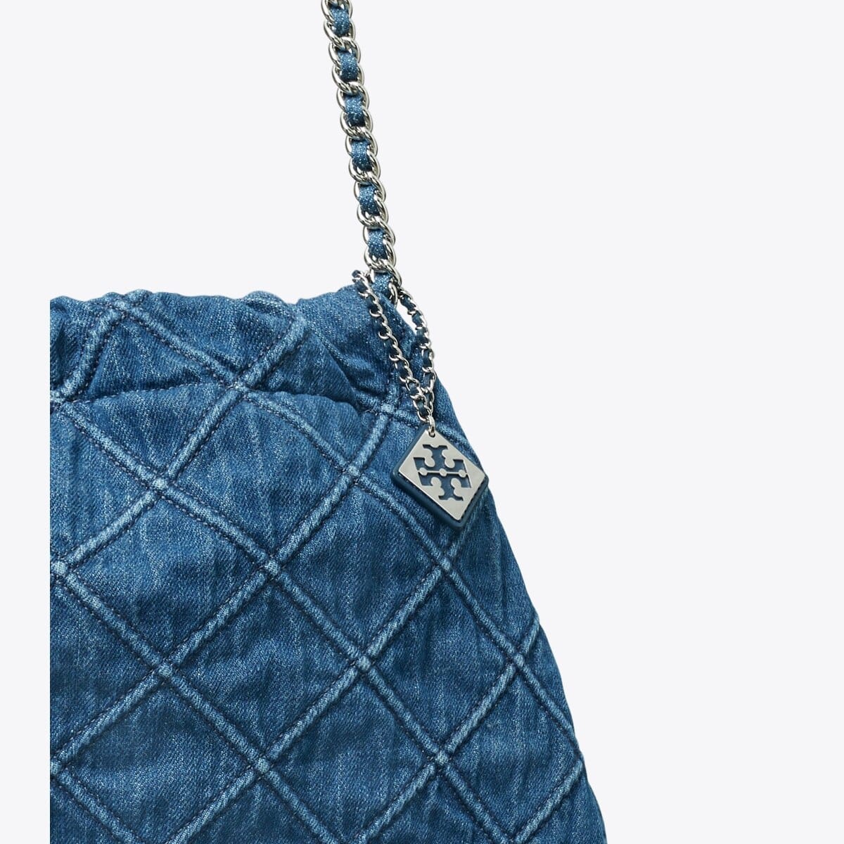 Fleming Soft Denim Hobo Bag