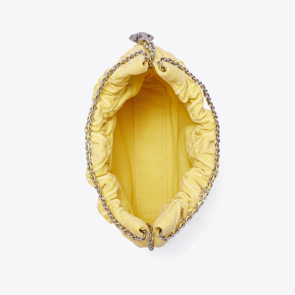 Mini Fleming Soft Denim Hobo Bag