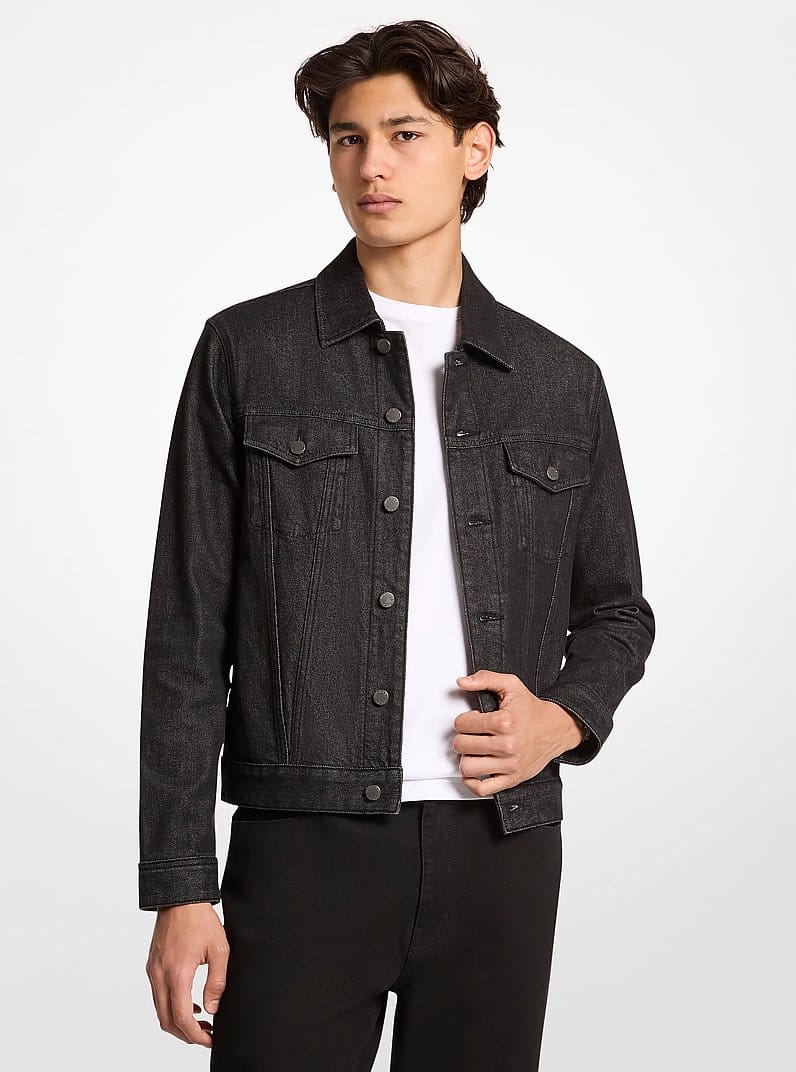 Stretch Denim Trucker Jacket