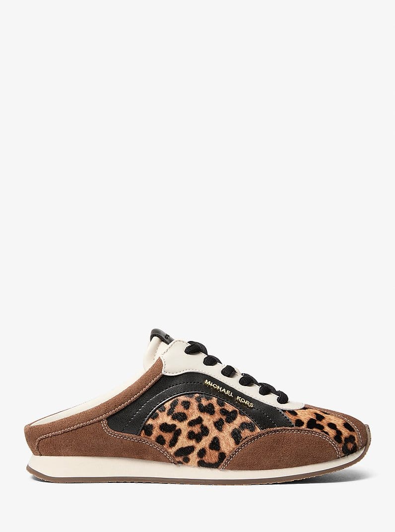 Avi Mixed-Media Slip-On Sneaker