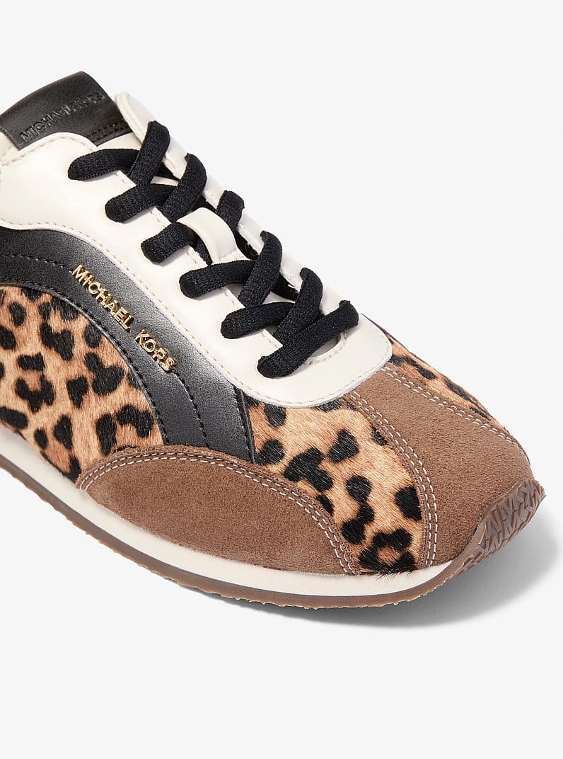 Avi Mixed-Media Slip-On Sneaker
