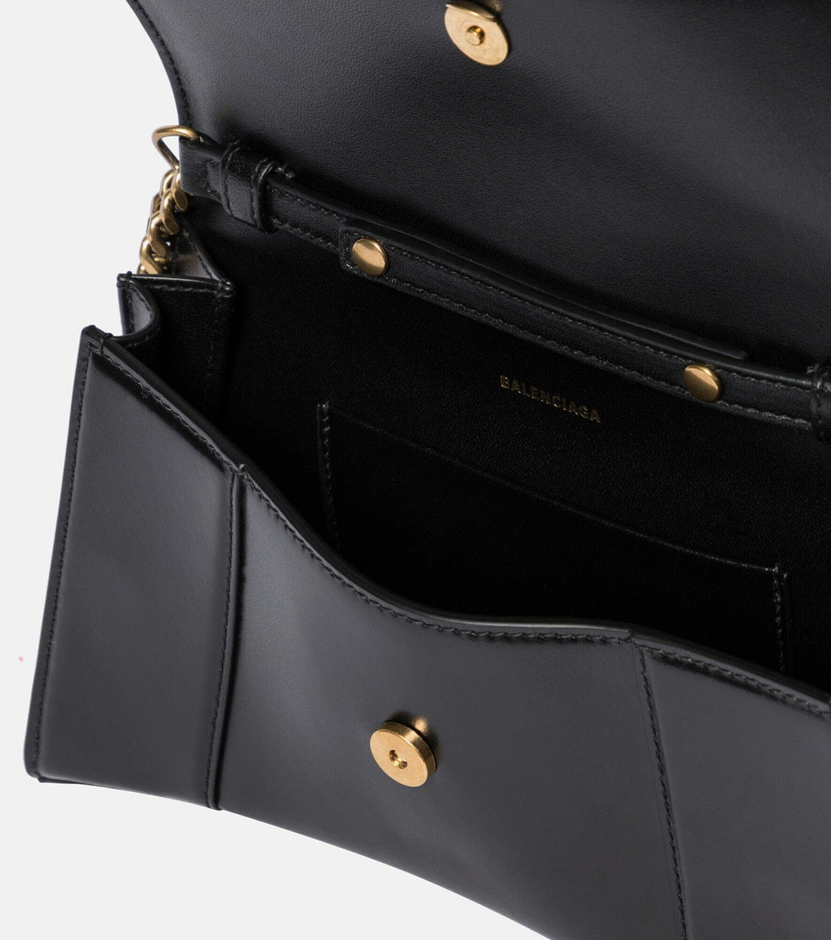 Balenciaga Hourglass leather shoulder bag