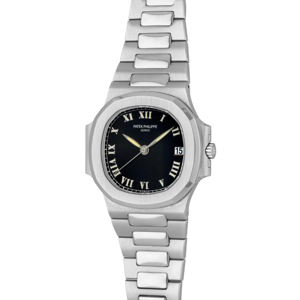 Nautilus (Reference 3800). A stainless steel automatic bracelet watch with date. Circa 2002