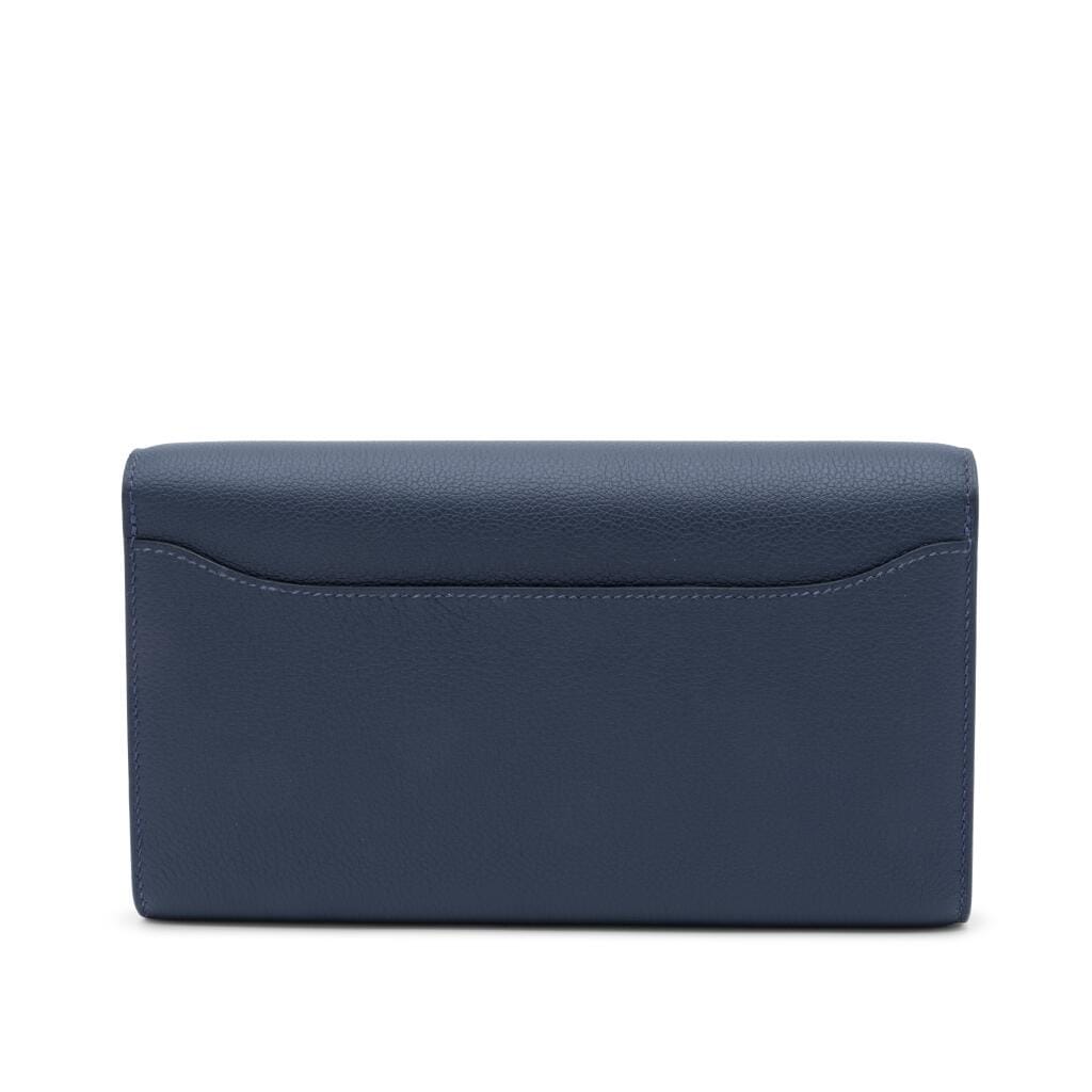 Bleu Nuit Evercolor Constance-To-Go Wallet Rose Gold Hardware, 2021