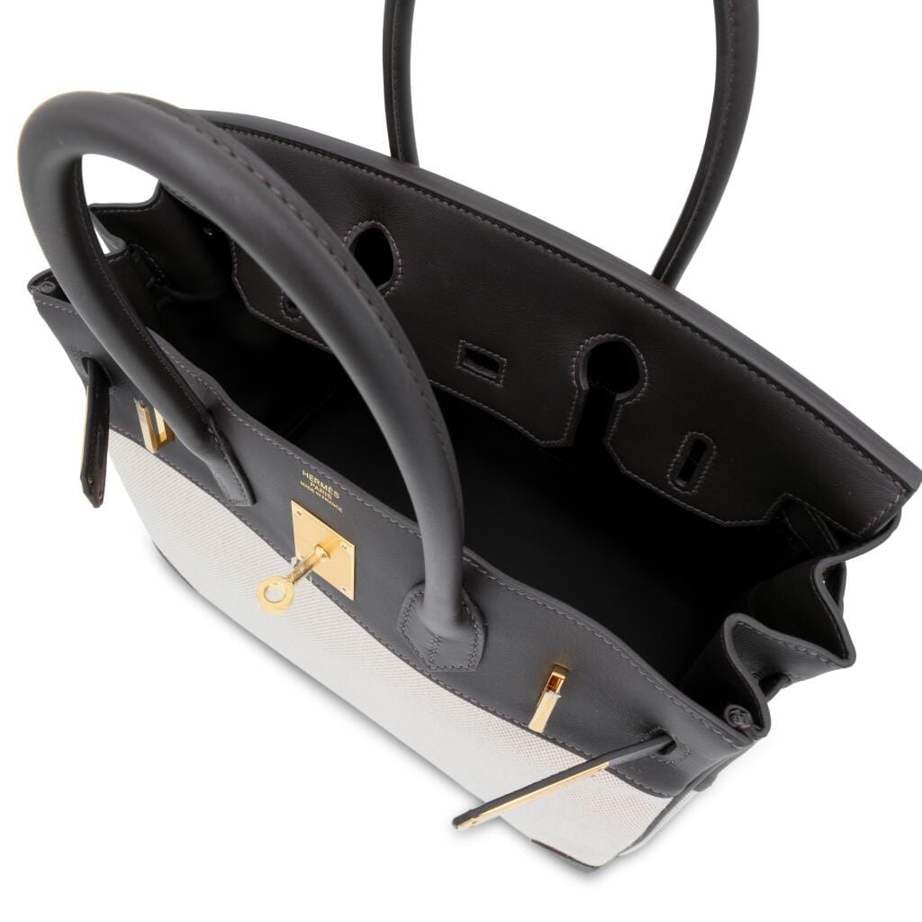 Bai Brun Swift and Ecru Toile Birkin 30 Gold Hardware, 2026