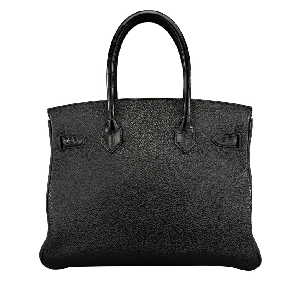 Black Matte Alligator and Togo Touch Birkin 30 Gold Hardware, 2020