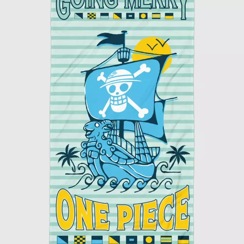 One Piece Straw Hat Crew Beach Towel