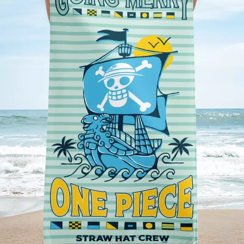 One Piece Straw Hat Crew Beach Towel