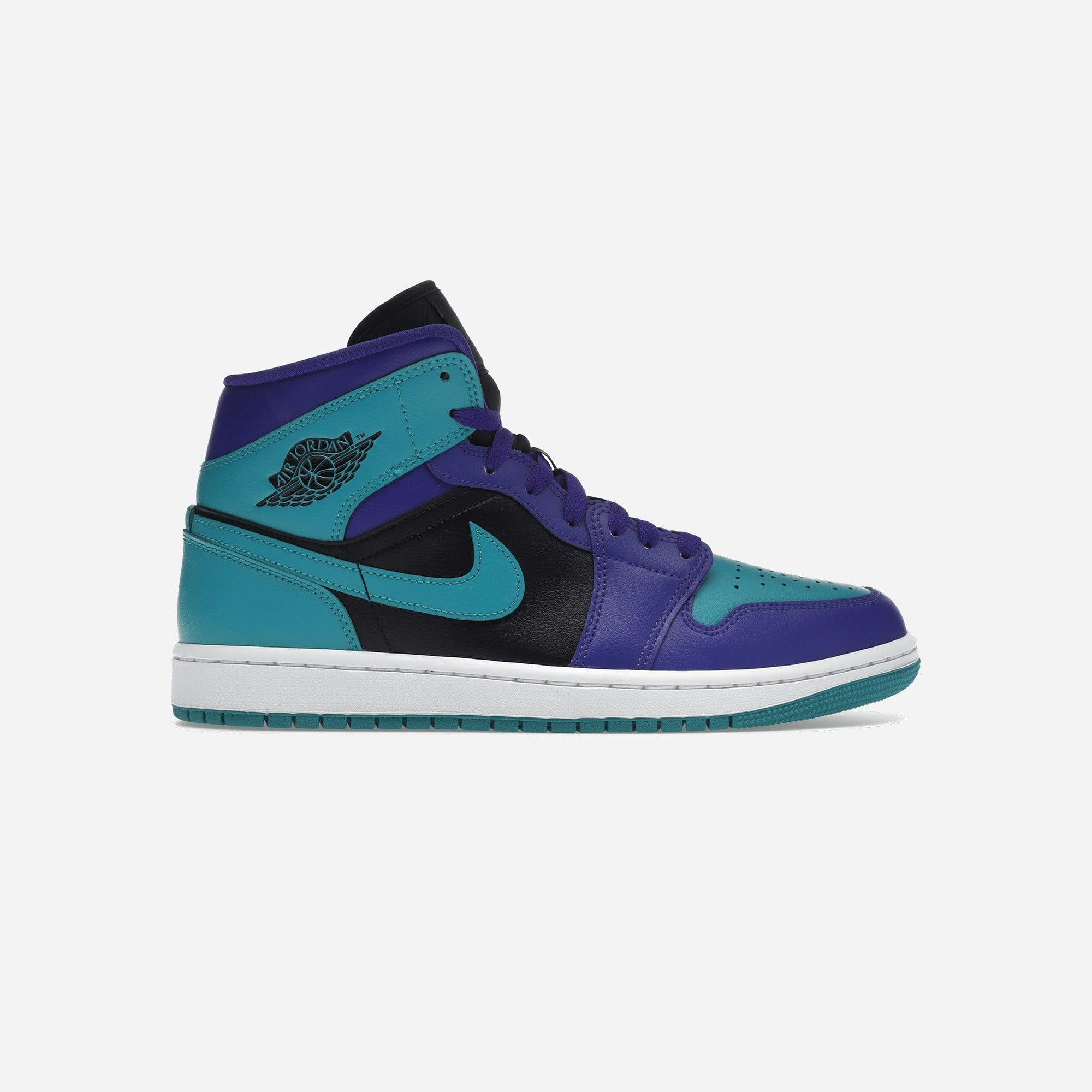 Nike Air Jordan 1 Mid Black Grape WMNS