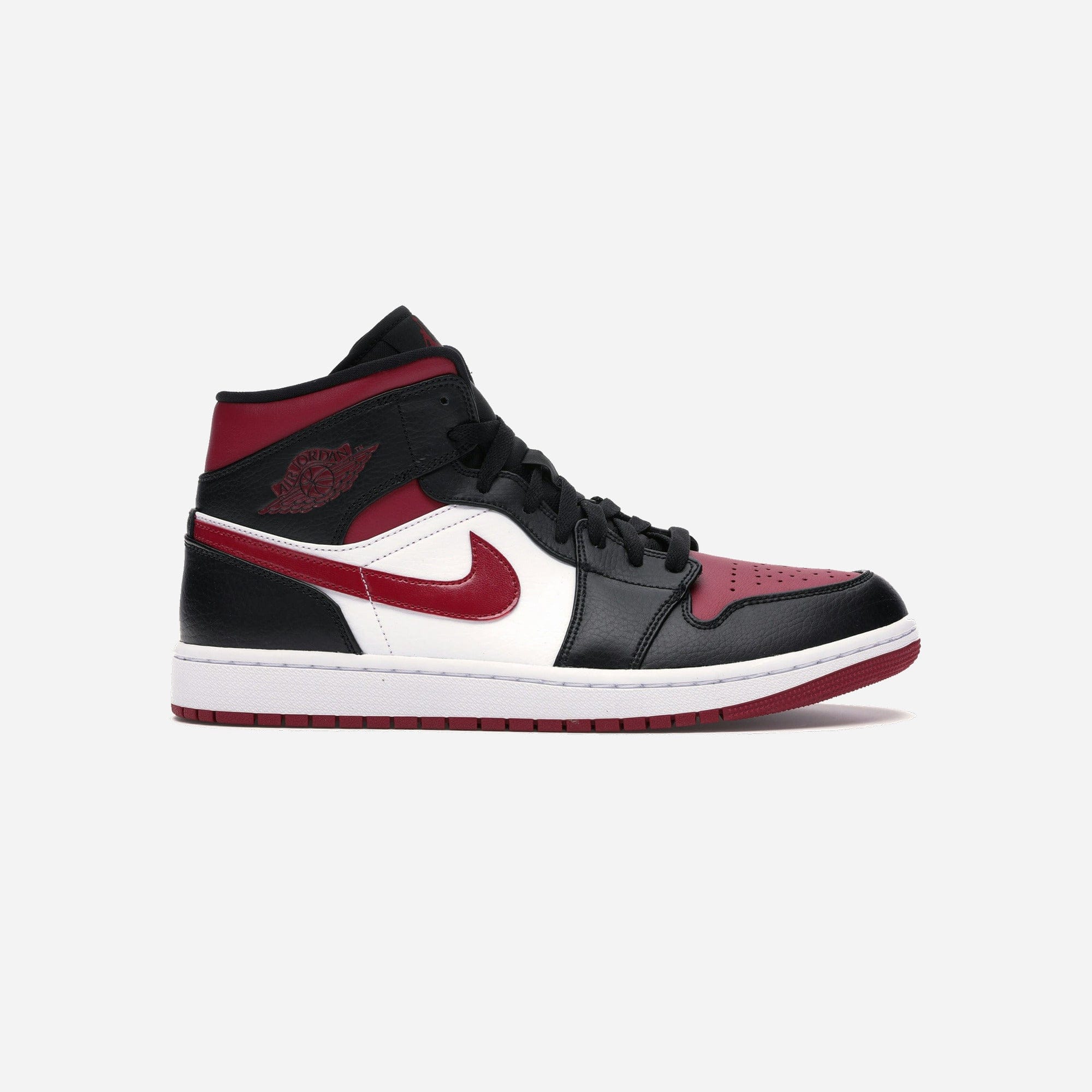 Nike Air Jordan 1 Mid Bred Toe