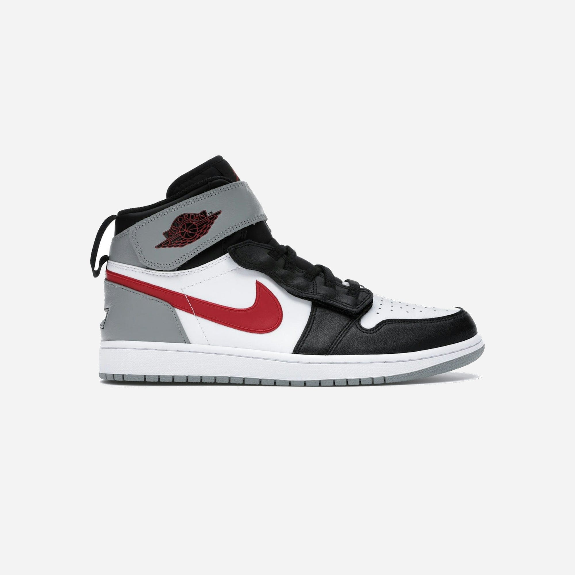 Nike Air Jordan 1 High FlyEase Black Particle Grey Gym Red