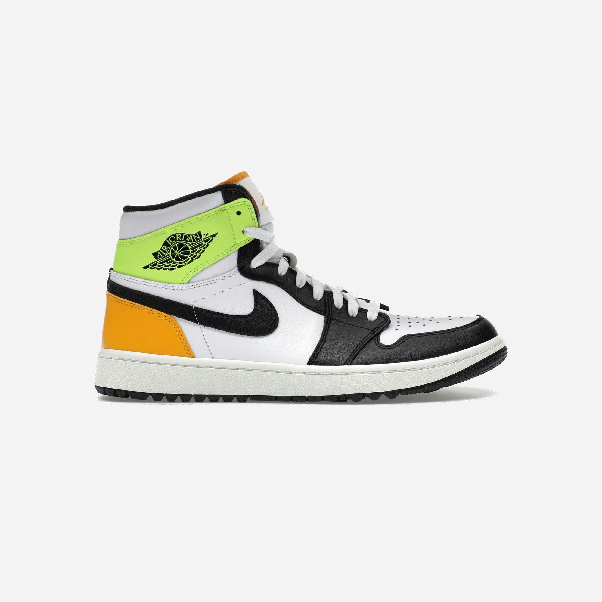 Nike Air Jordan 1 Retro High Golf White University Gold Volt Black