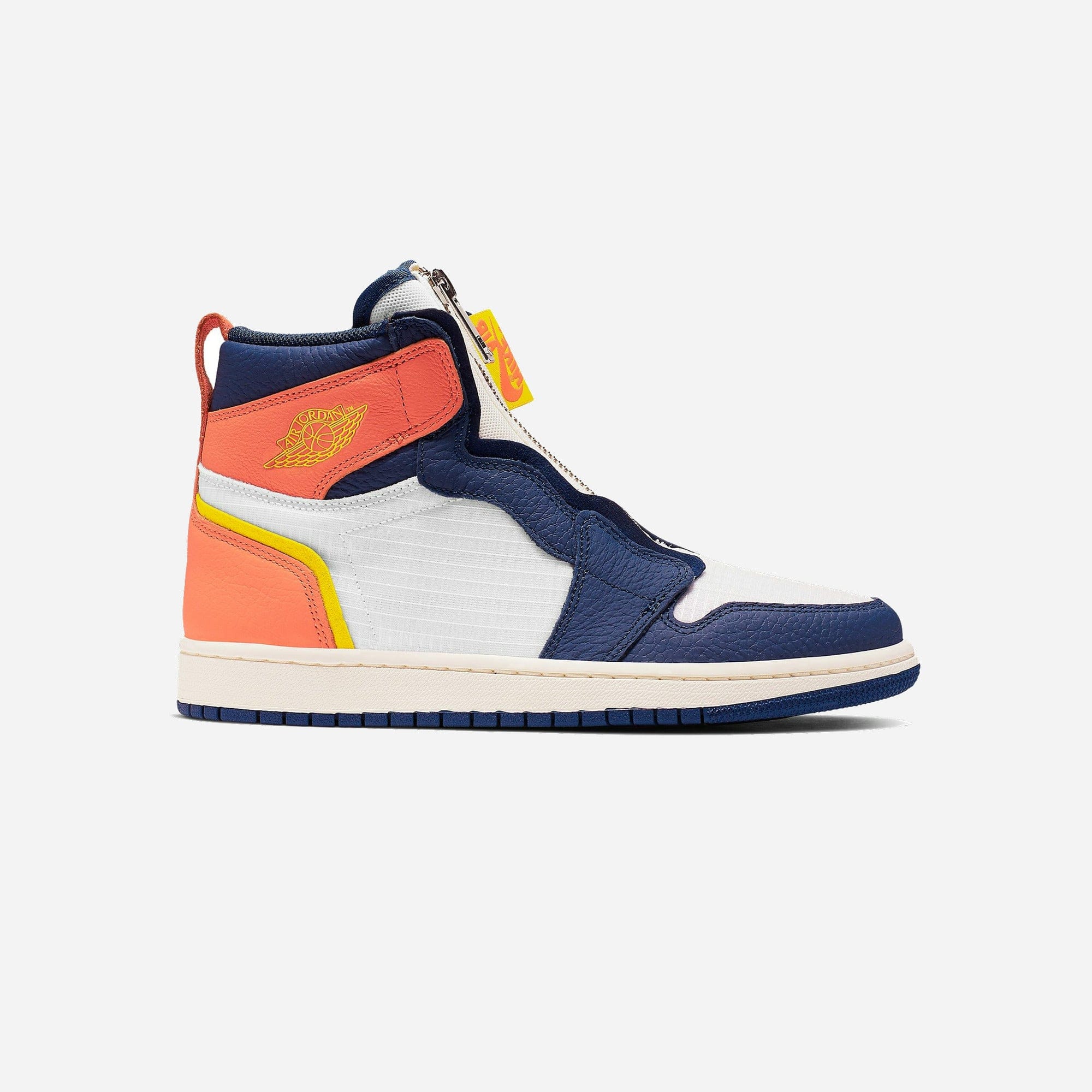 Nike Air Jordan 1 Retro High Zip Blue Void Turf Orange WMNS