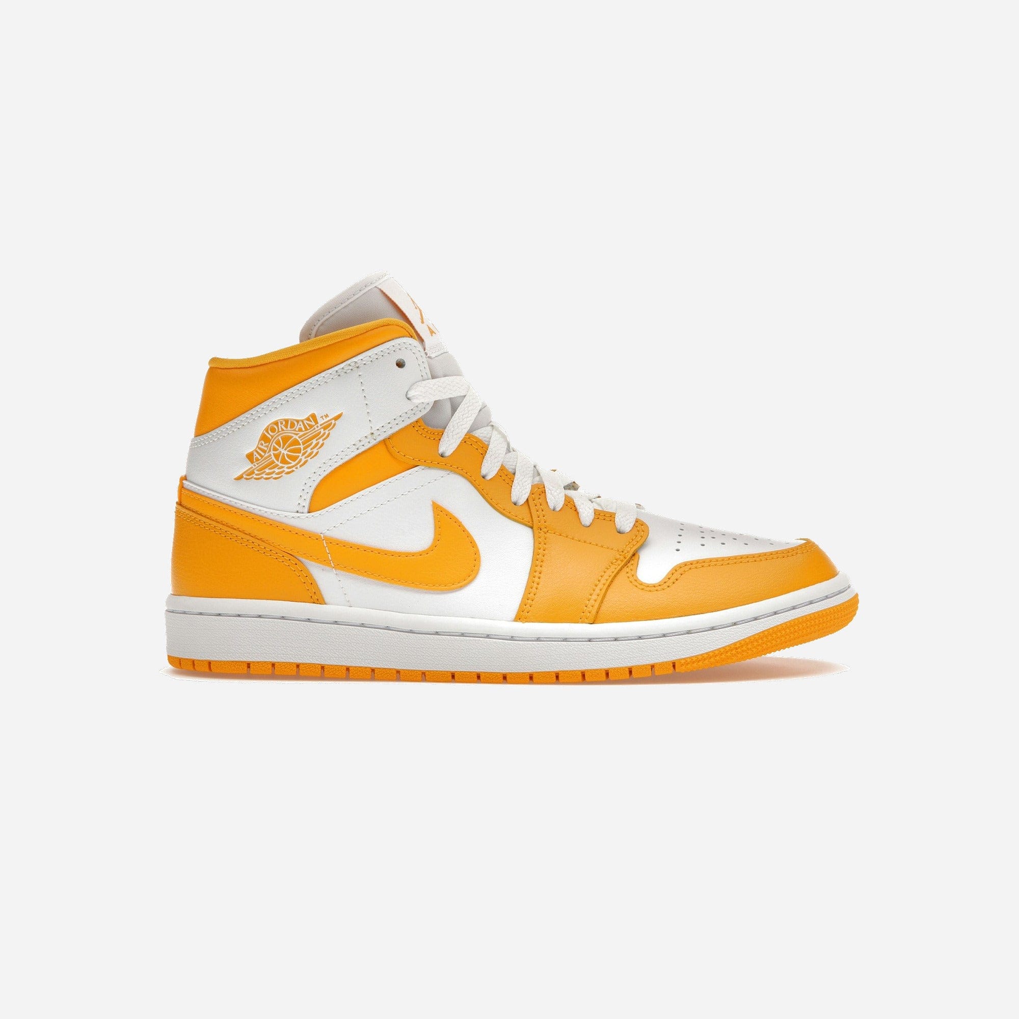 Nike Air Jordan 1 Mid White University Gold WMNS