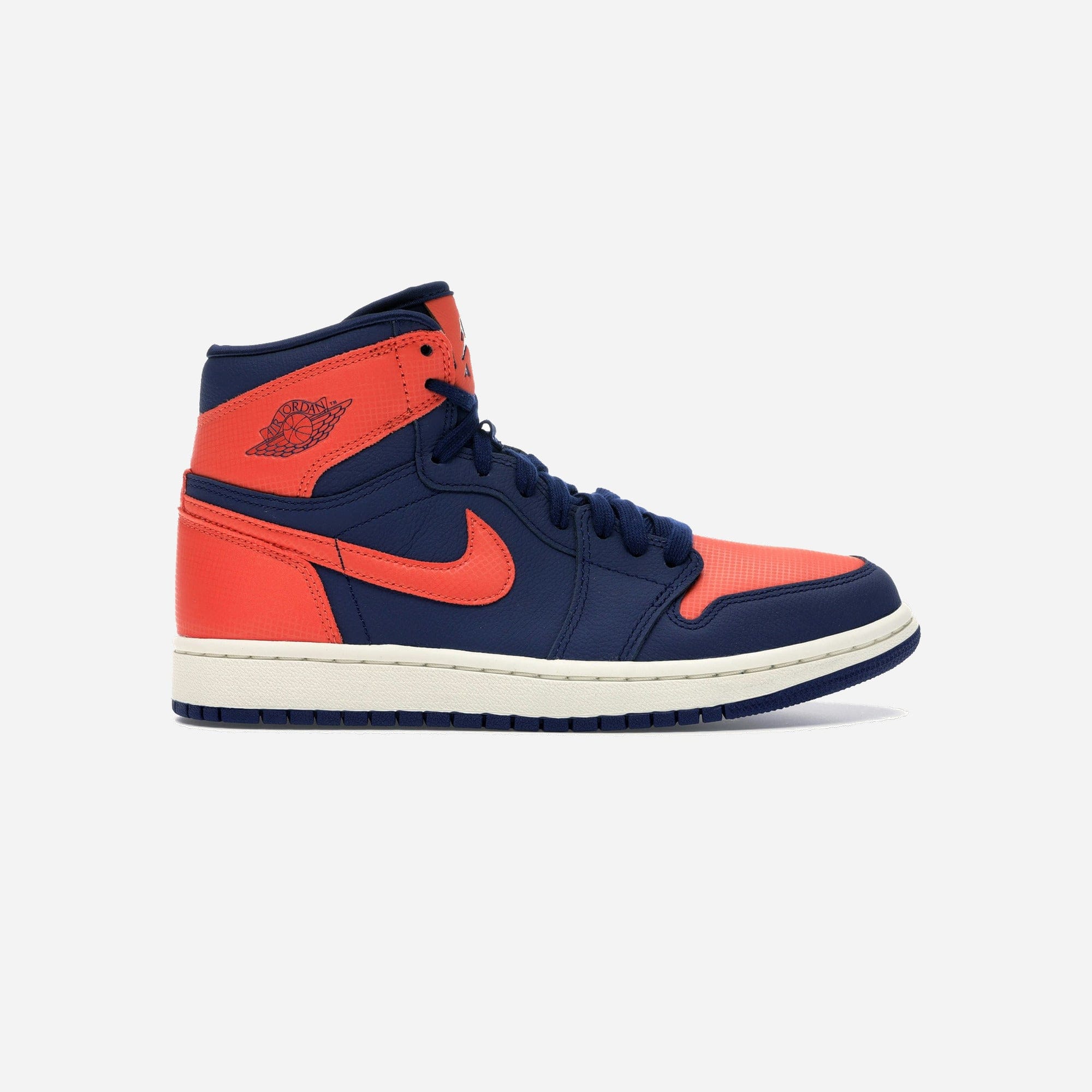 Nike Air Jordan 1 Retro High Blue Void Turf Orange WMNS