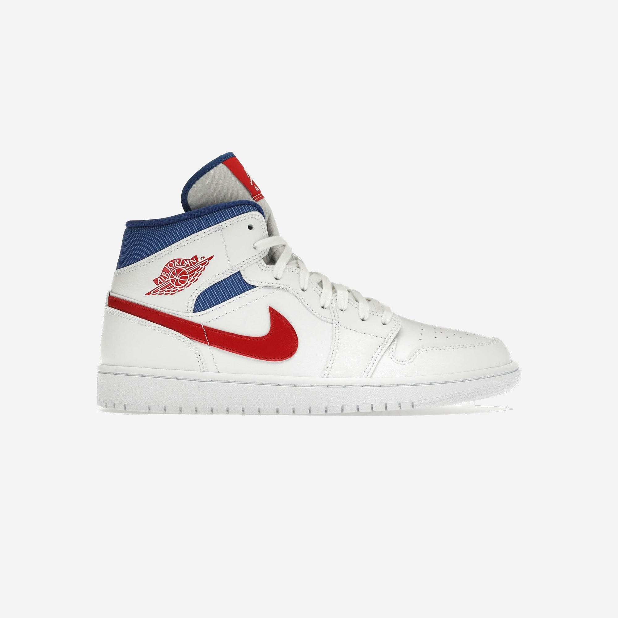 Nike Air Jordan 1 Mid White Red Royal WMNS