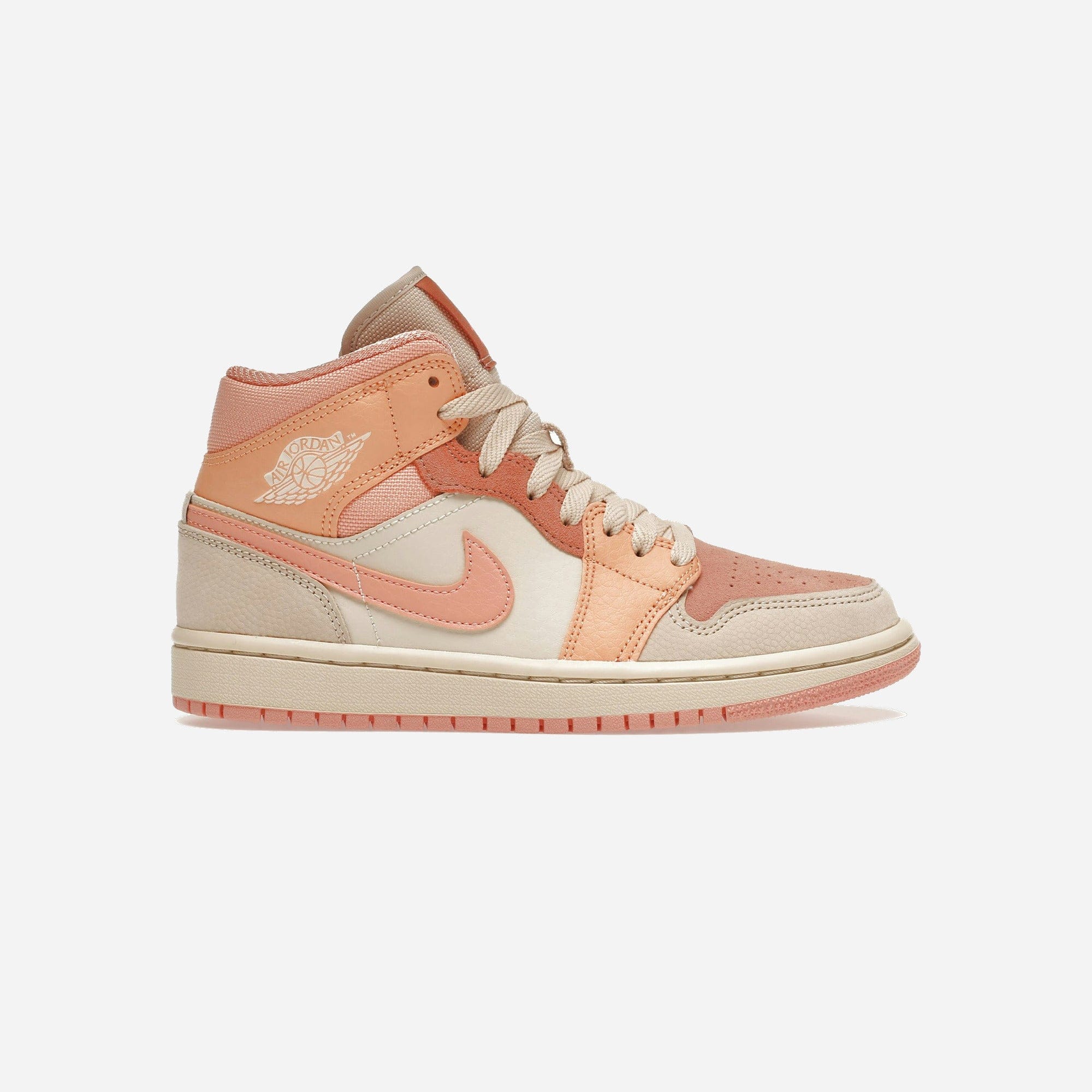 Nike Air Jordan 1 Mid Apricot Orange WMNS