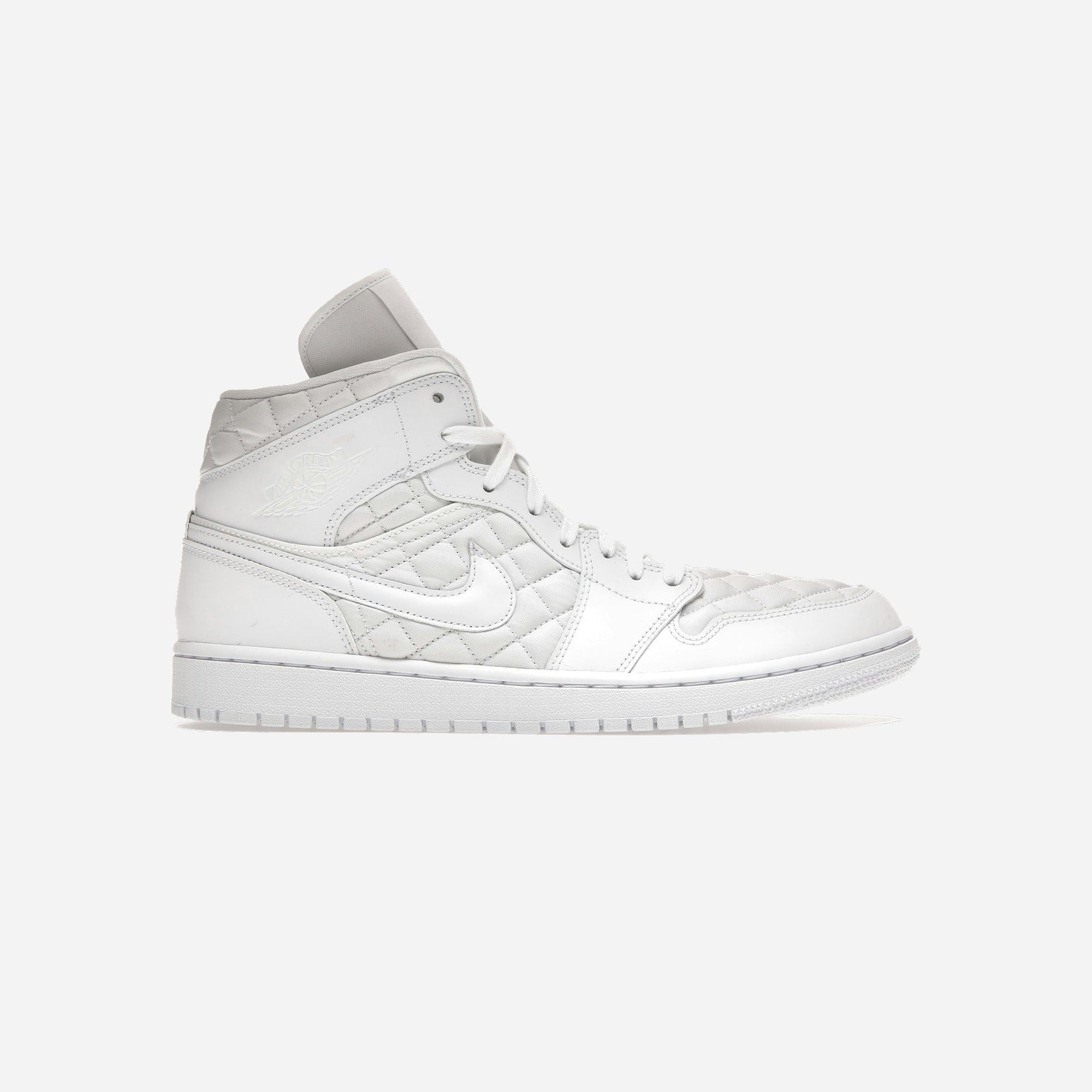 Nike Air Jordan 1 Mid Quilted White WMNS