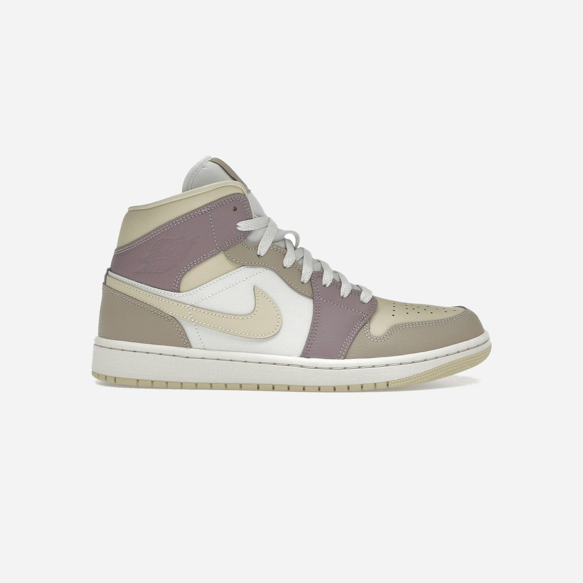 Nike Air Jordan 1 Mid Light Orewood Brown Taupe Grey WMNS