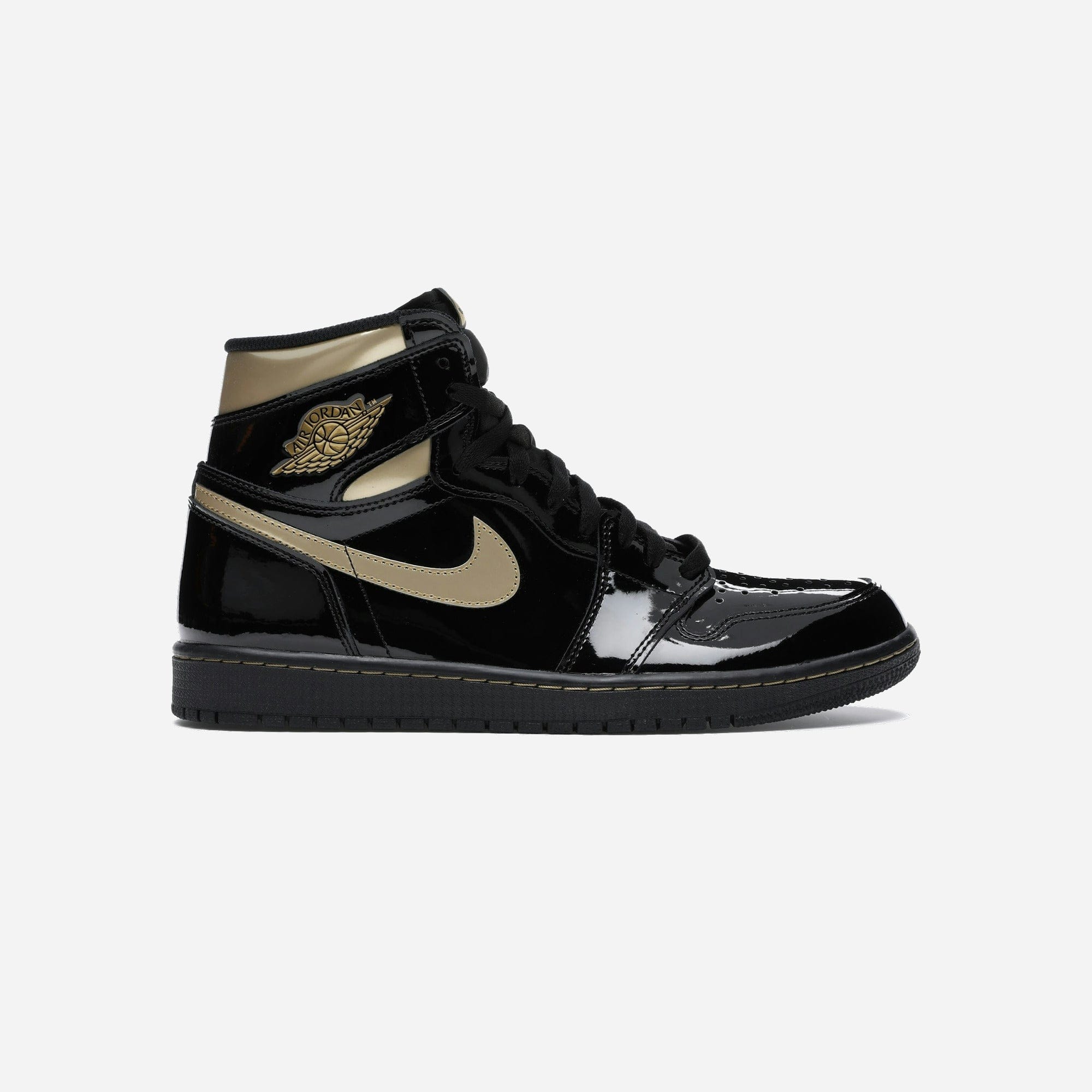 Nike Air Jordan 1 Retro High Black Metallic Gold