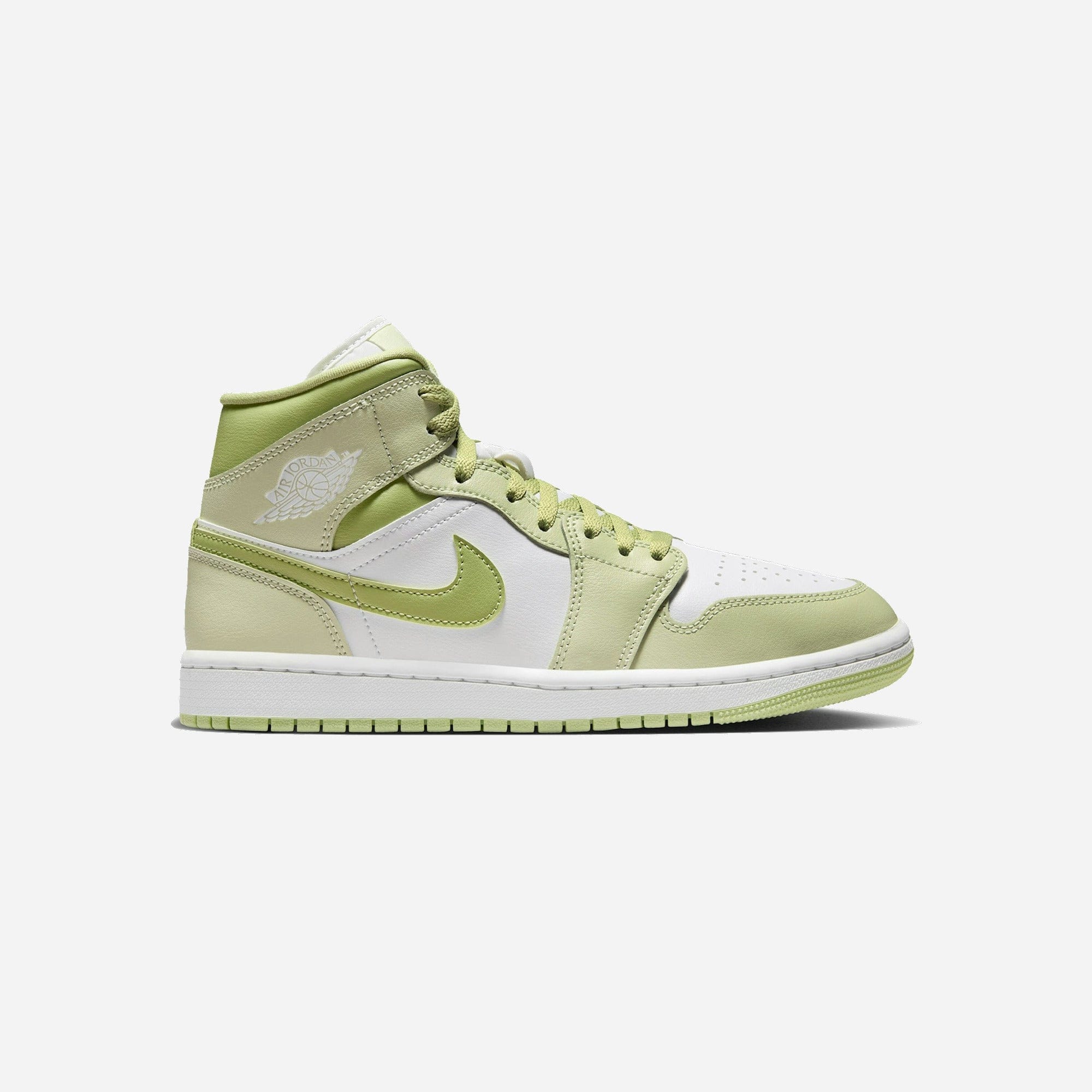 Nike Air Jordan 1 Mid Olive Aura Lawn WMNS